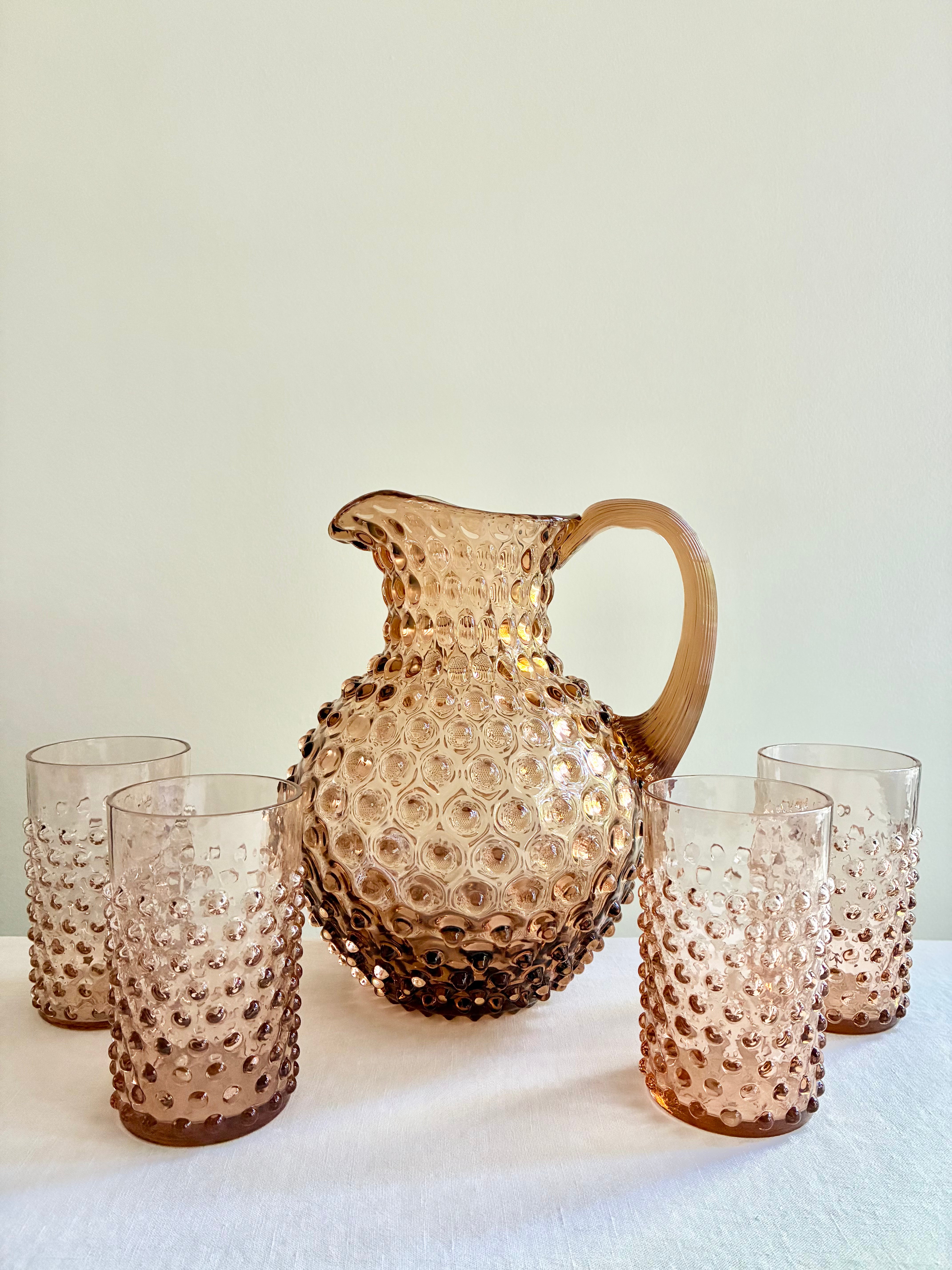 Hobnail Tumblers S/4 - Bronze