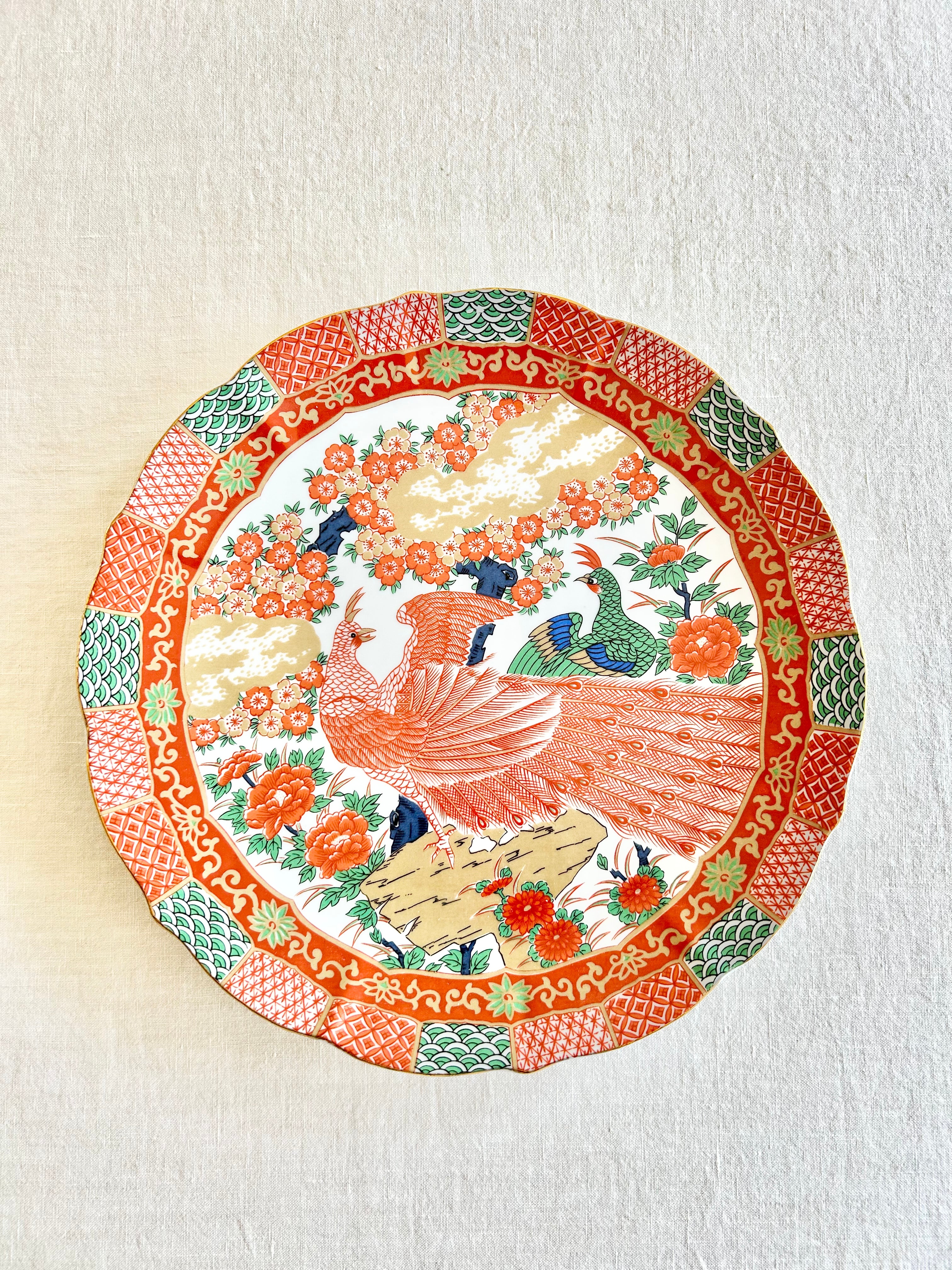 Historic Imari Dinner Plates S/2