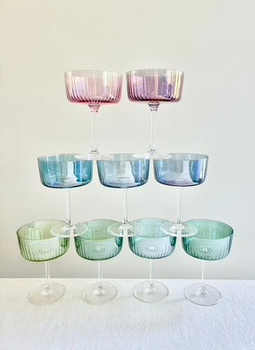 Gems Champagne Coupe - Jade S/4