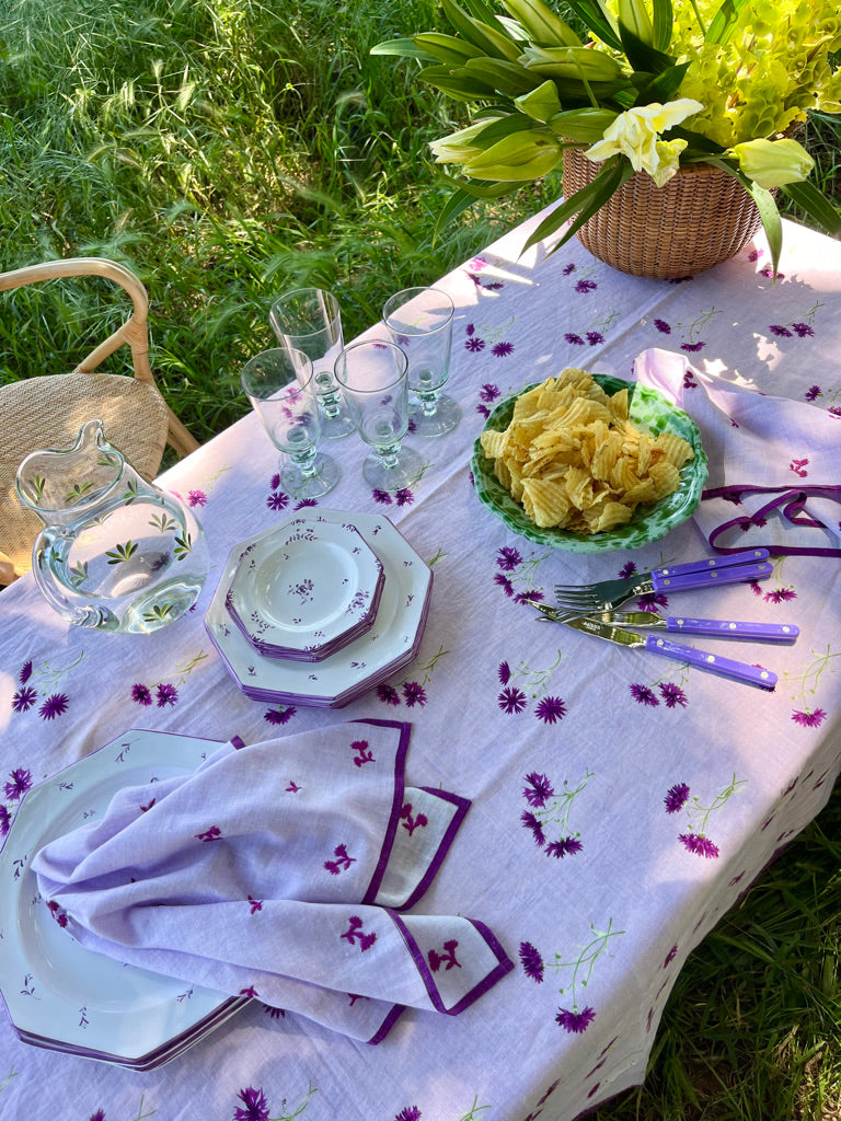 Sainte Marie Salad Plate ~ Tulips ~ Lilac