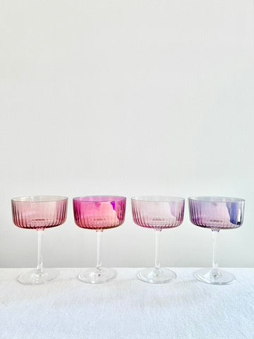 Gems Champagne Coupe - Garnet S/4