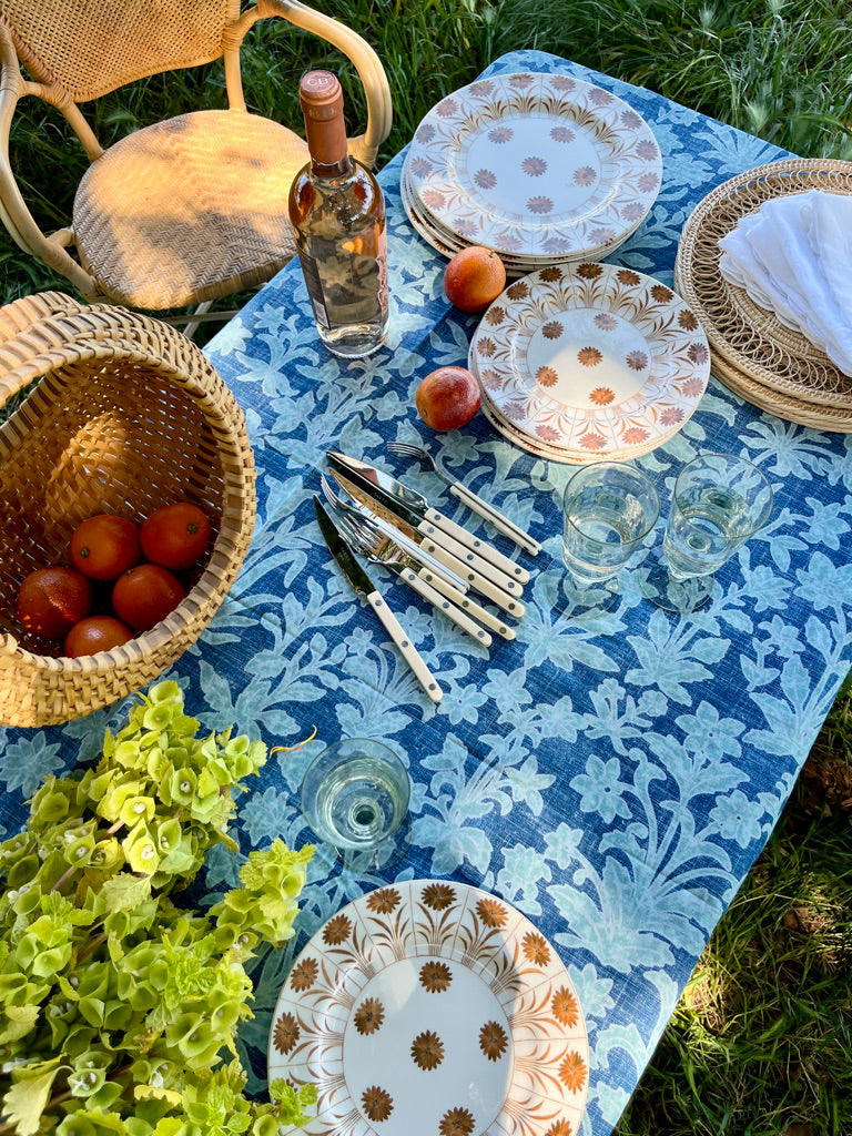 Amber Daisy Salad Plate