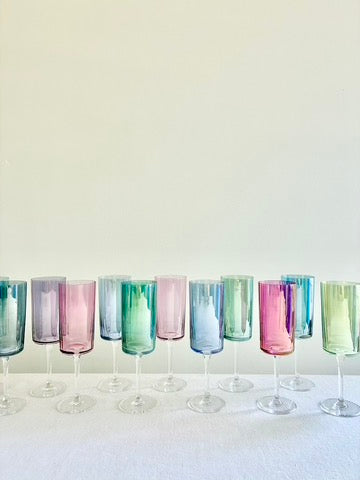 Gems Champagne Flute - Jade S/4