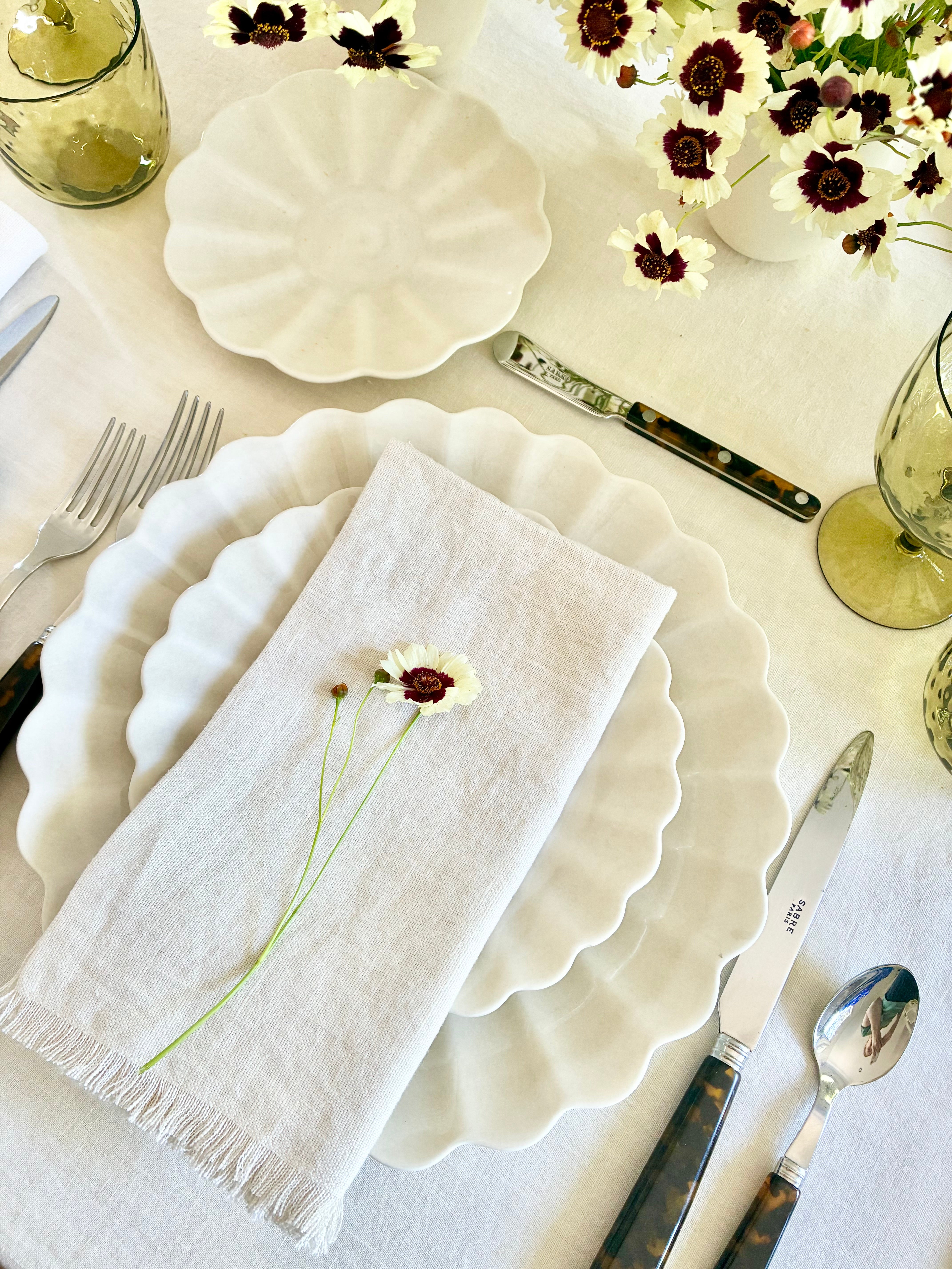 Oyster Dinnerware - Sand - S/4