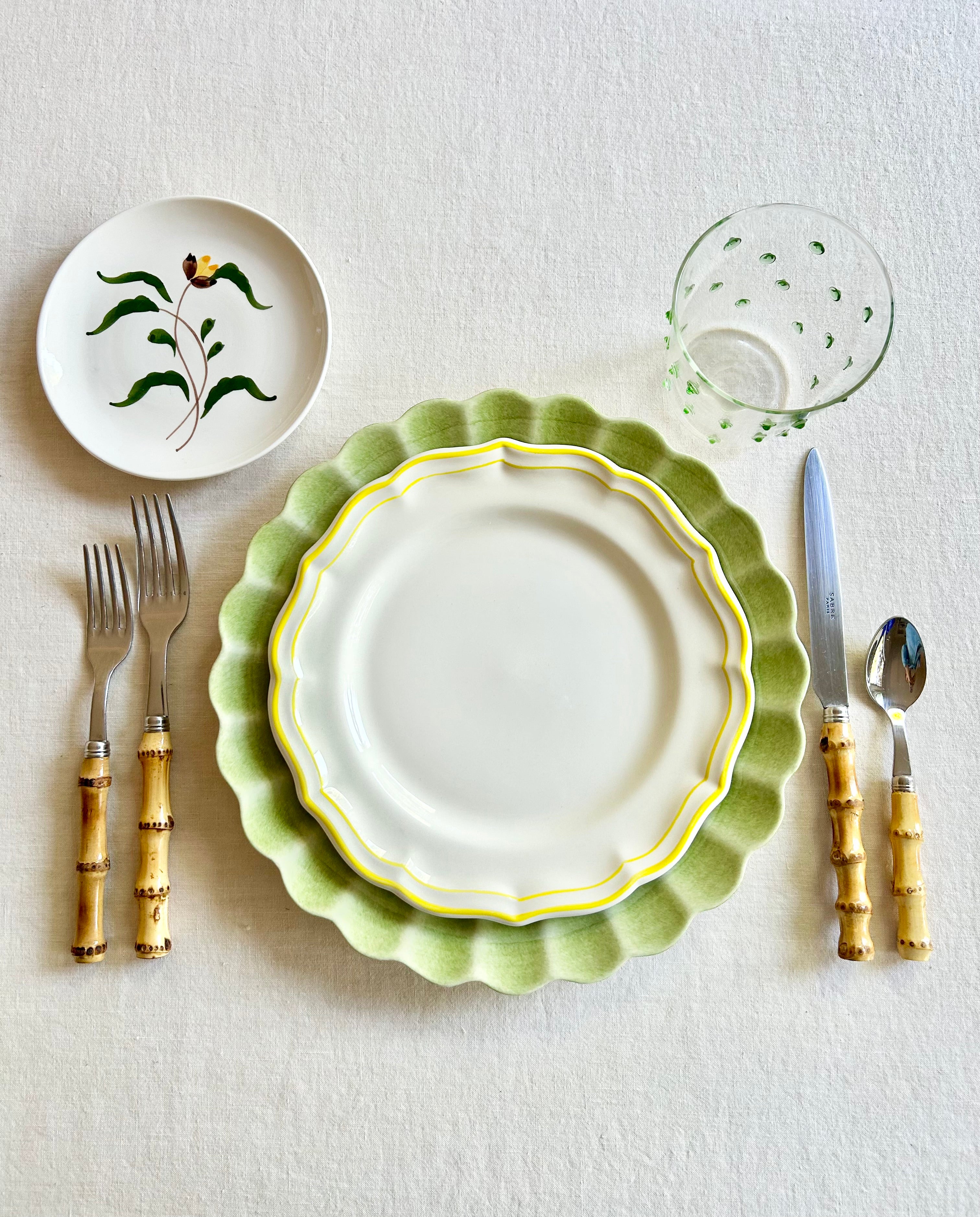 PRE-ORDER -Gien Fliet Dinnerware - Citron