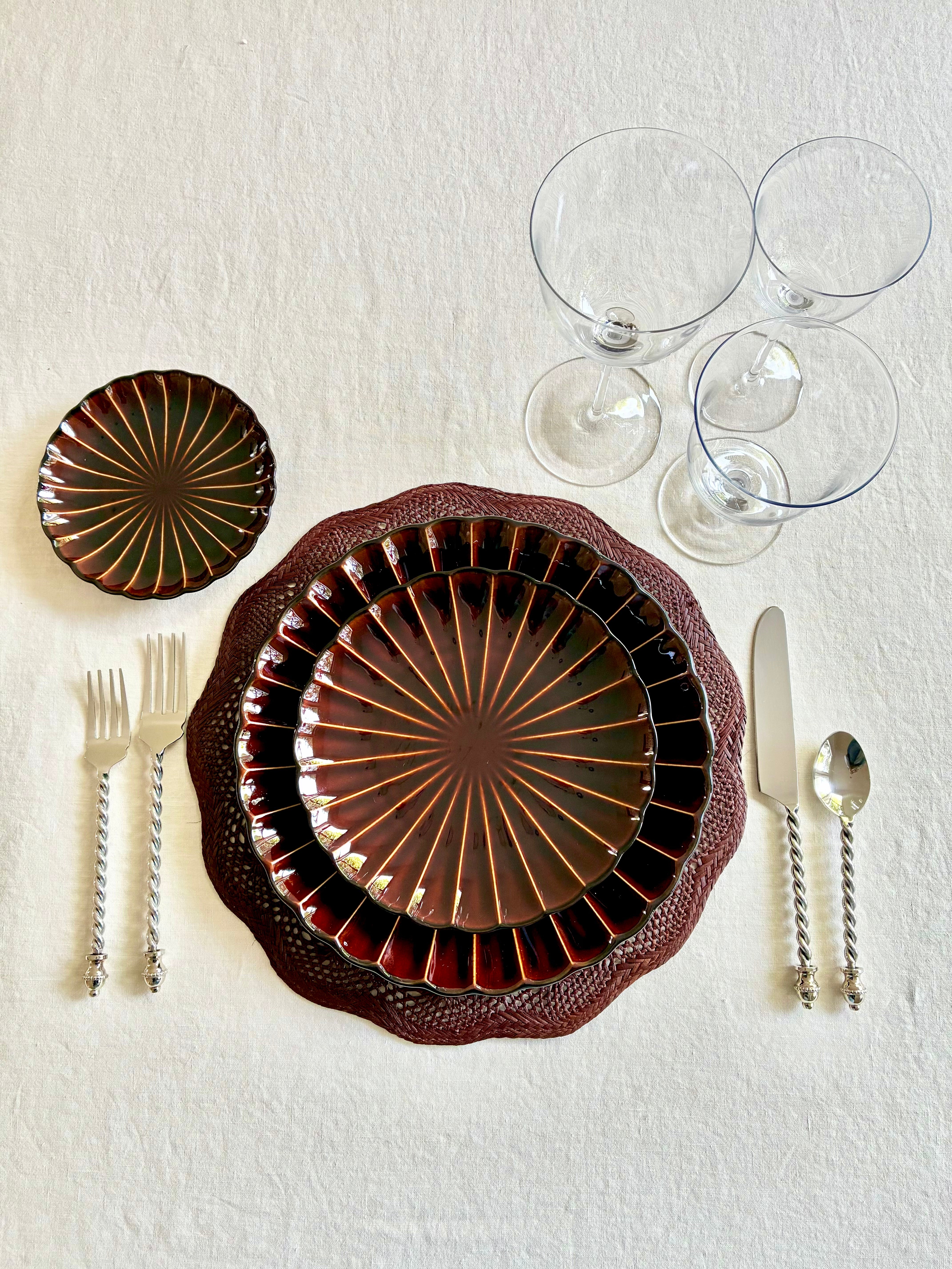PRE-ORDER - Urushi Dinnerware - Brown