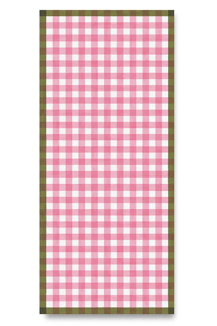 Gingham Tablecloth- Rose Pink & Pink - 3 sizes available