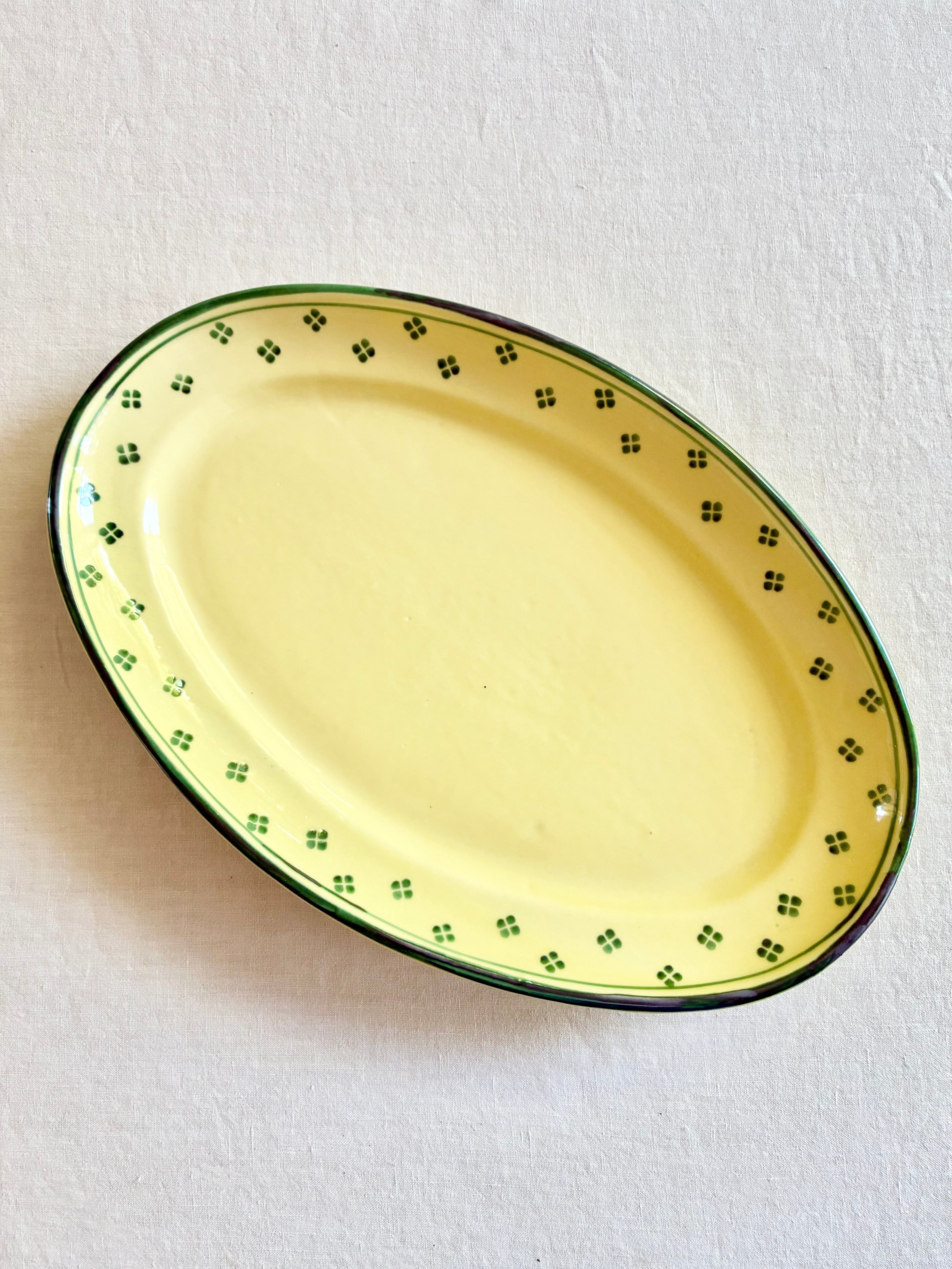Rigo E Stella Oval Platters - Peridot - 2 Sizes