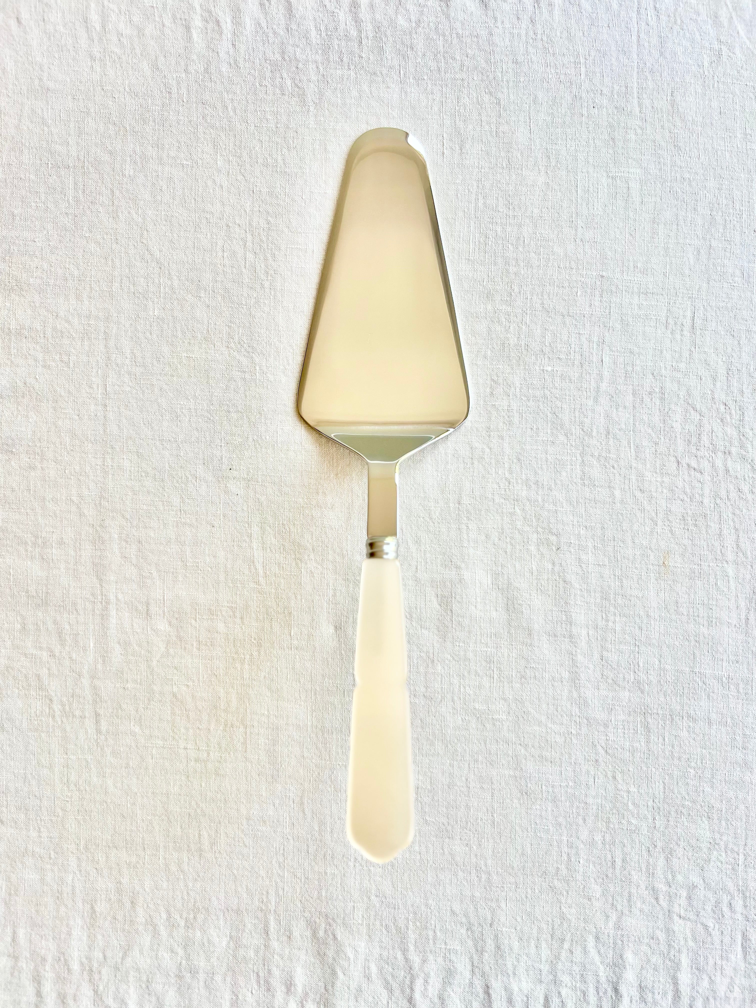 Gustave Cake Server - Pearl