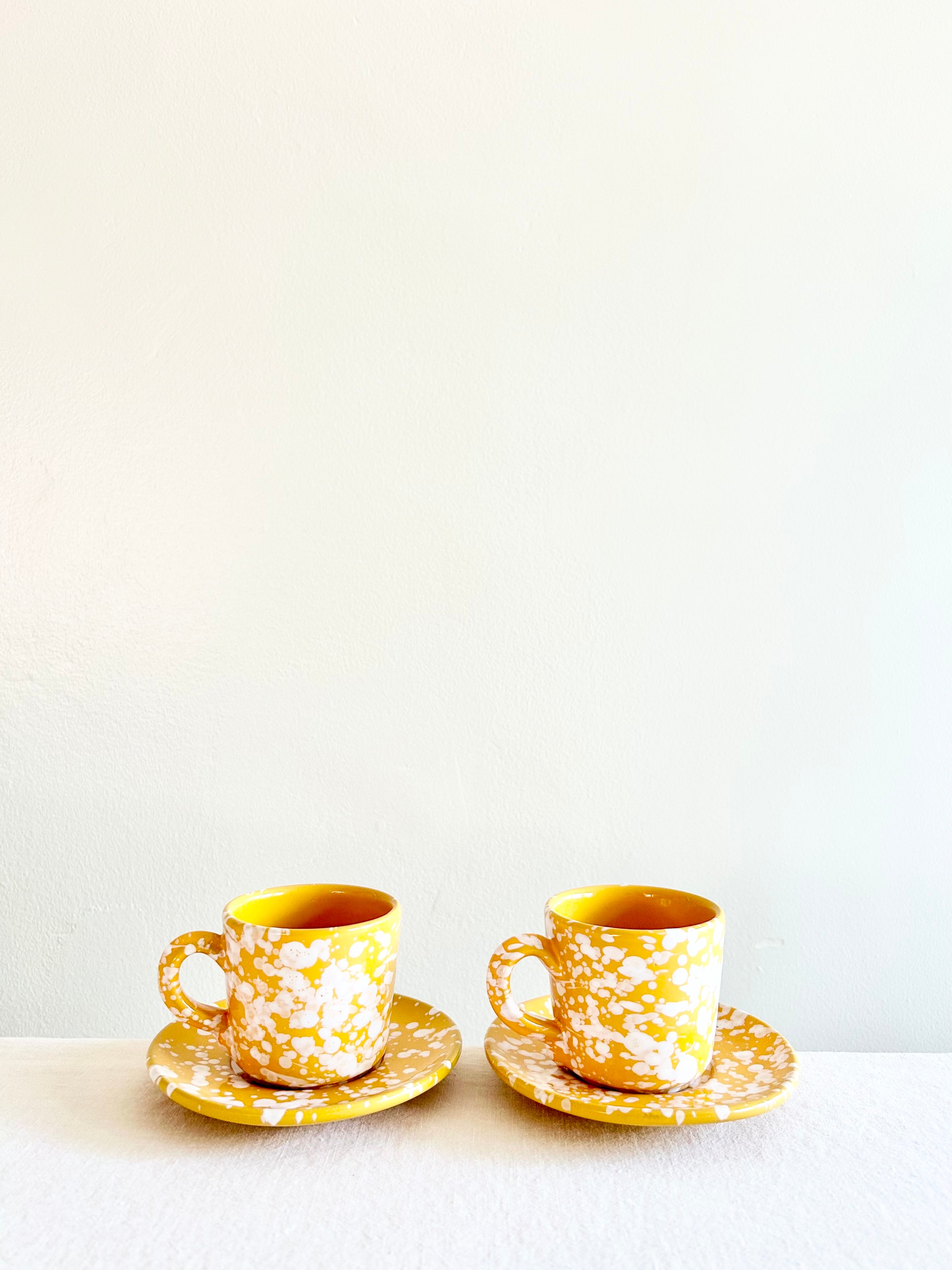 Pompeii Espresso Cup & Saucer