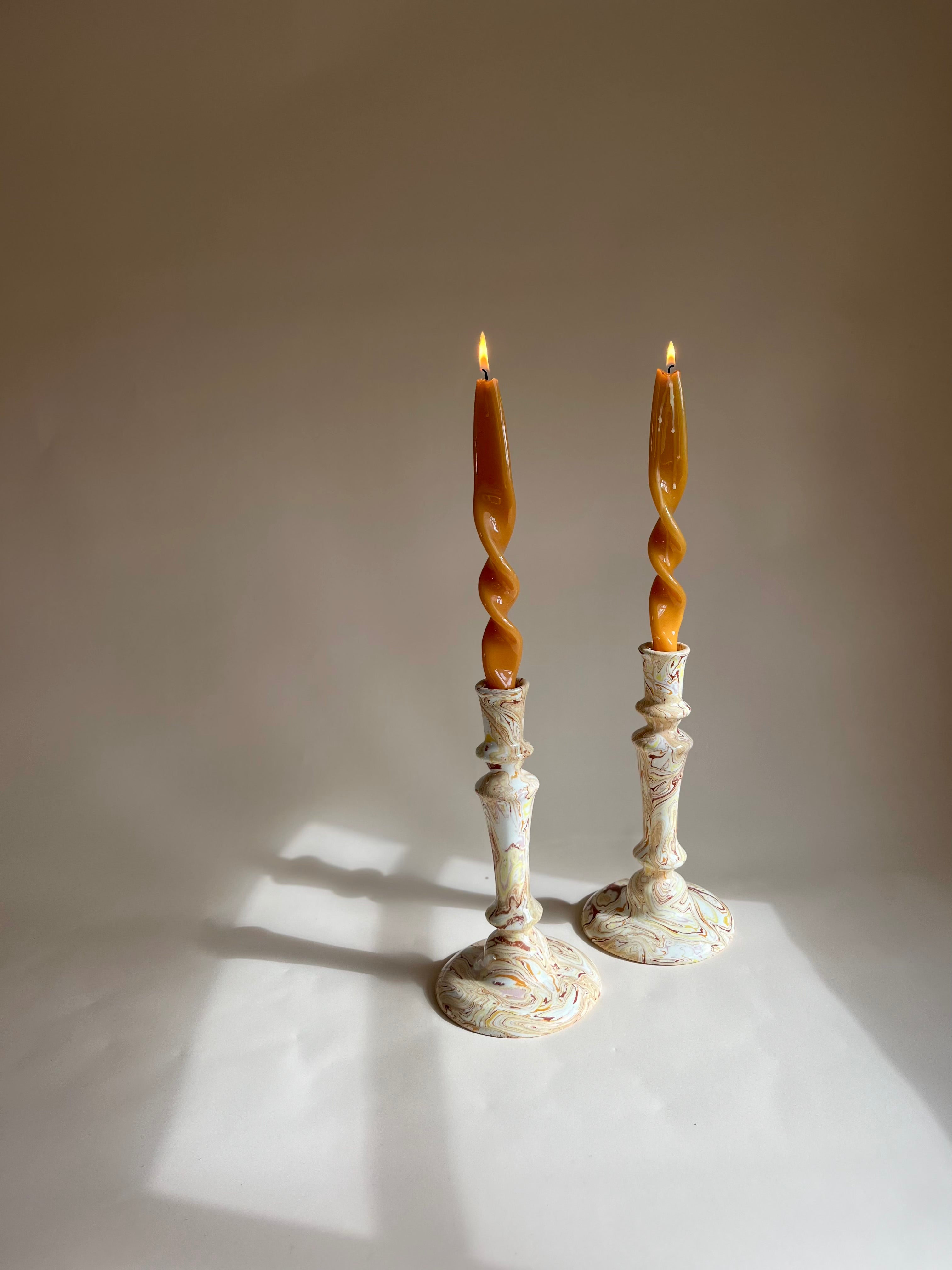 Terre Mêlée Candlesticks S/2