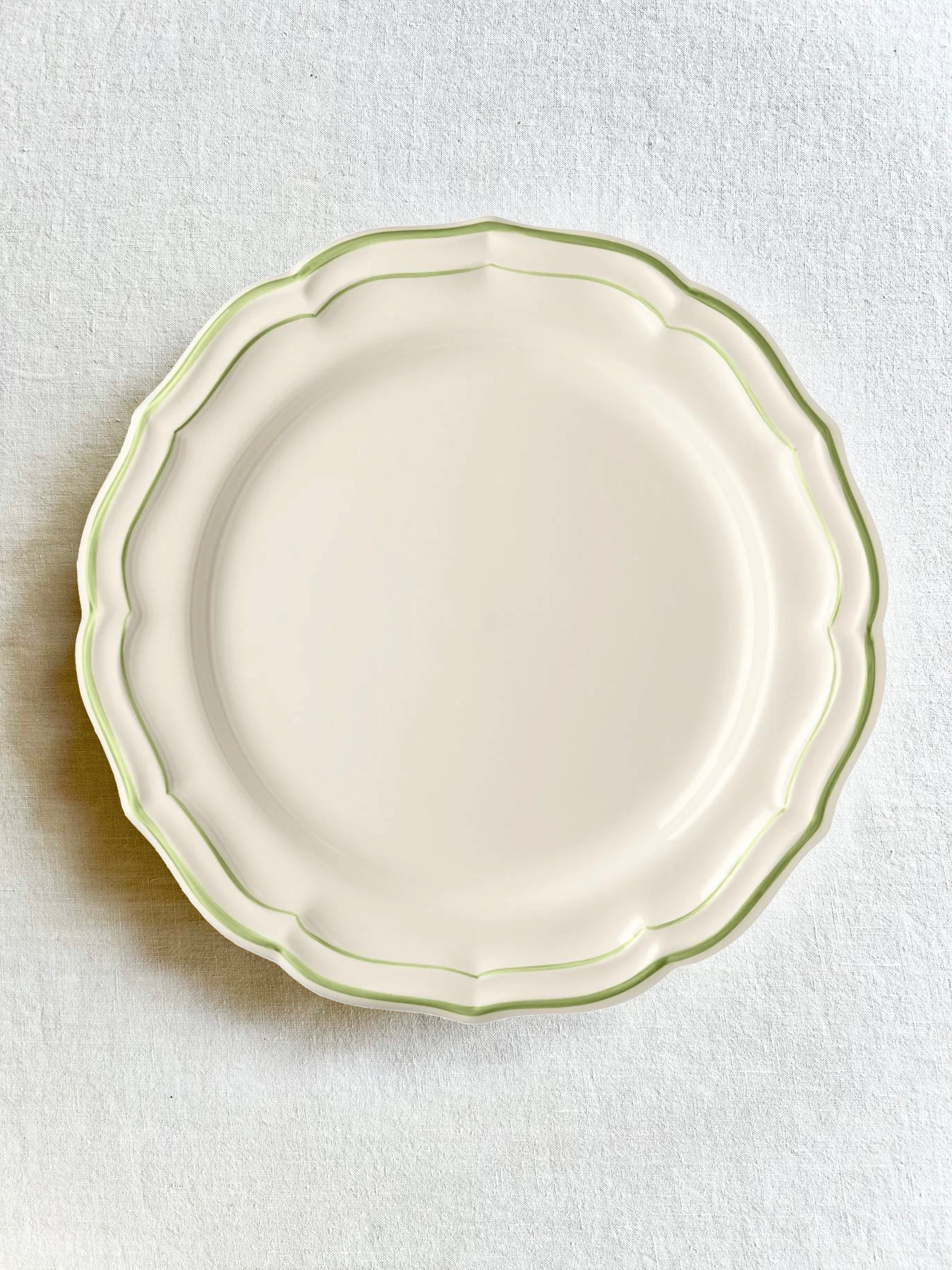 Gien Fliet Dinnerware - Vert
