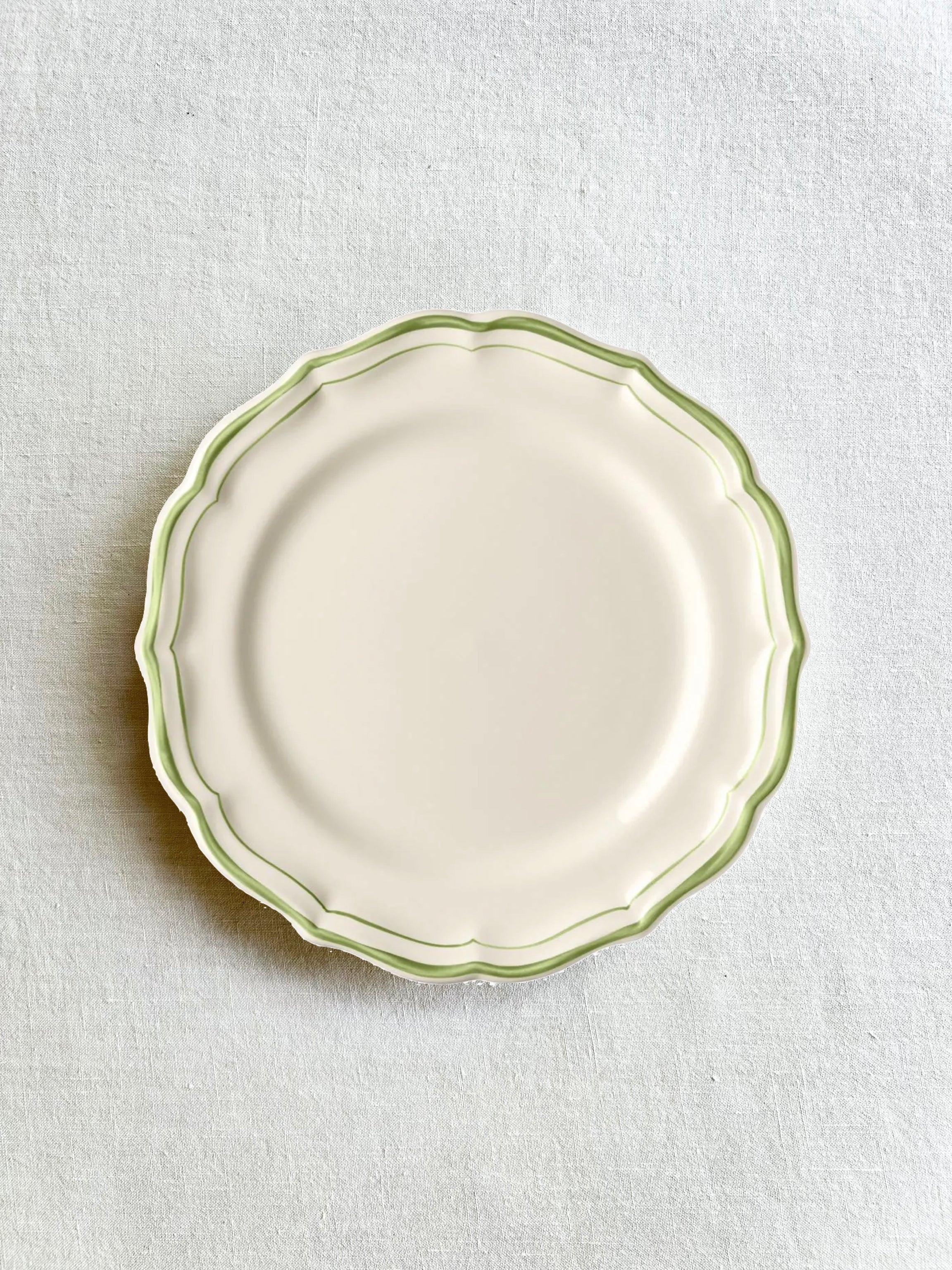 Gien Fliet Dinnerware - Vert
