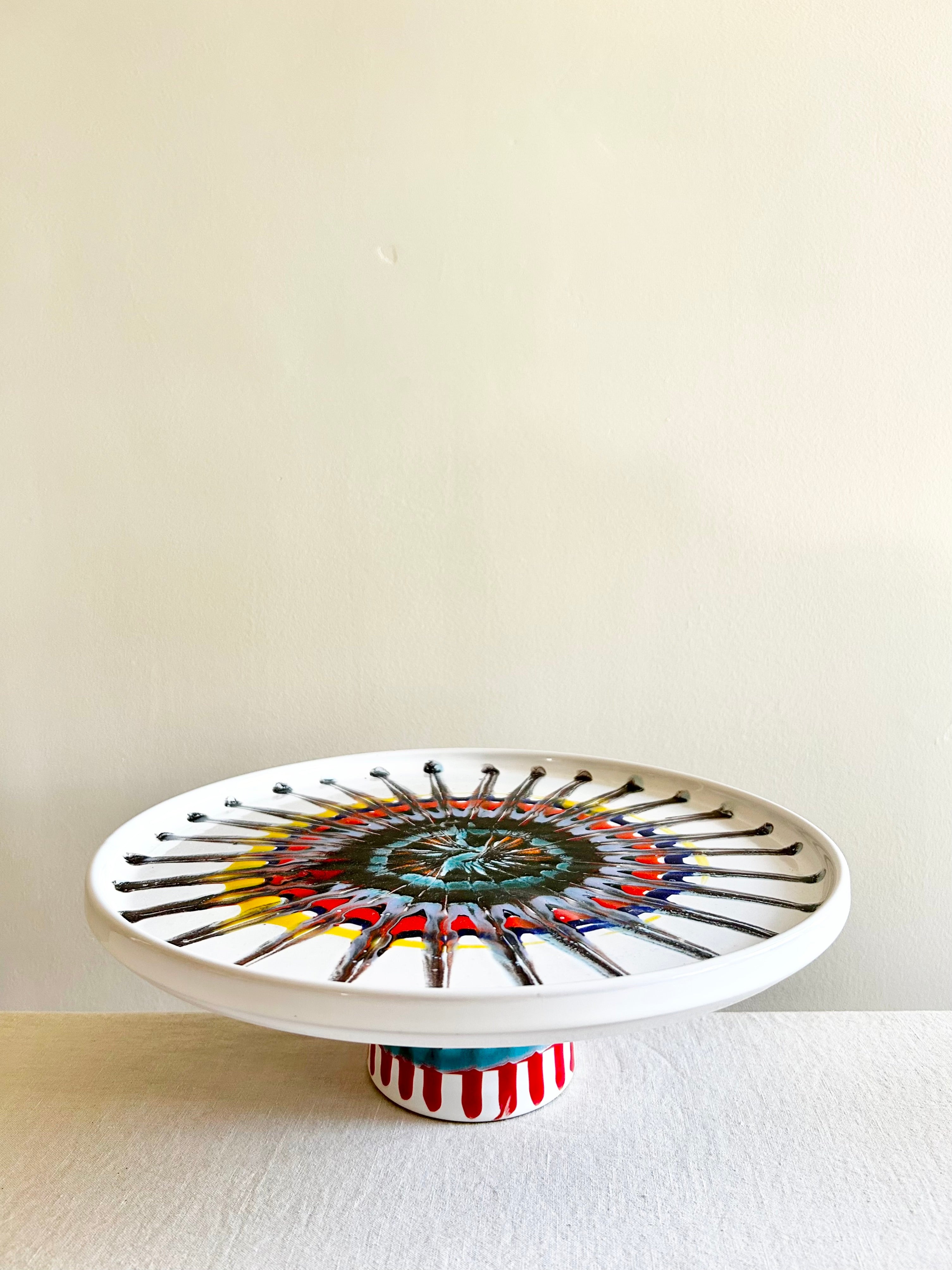 Fasano Footed Cake Plate 12.5" - VI