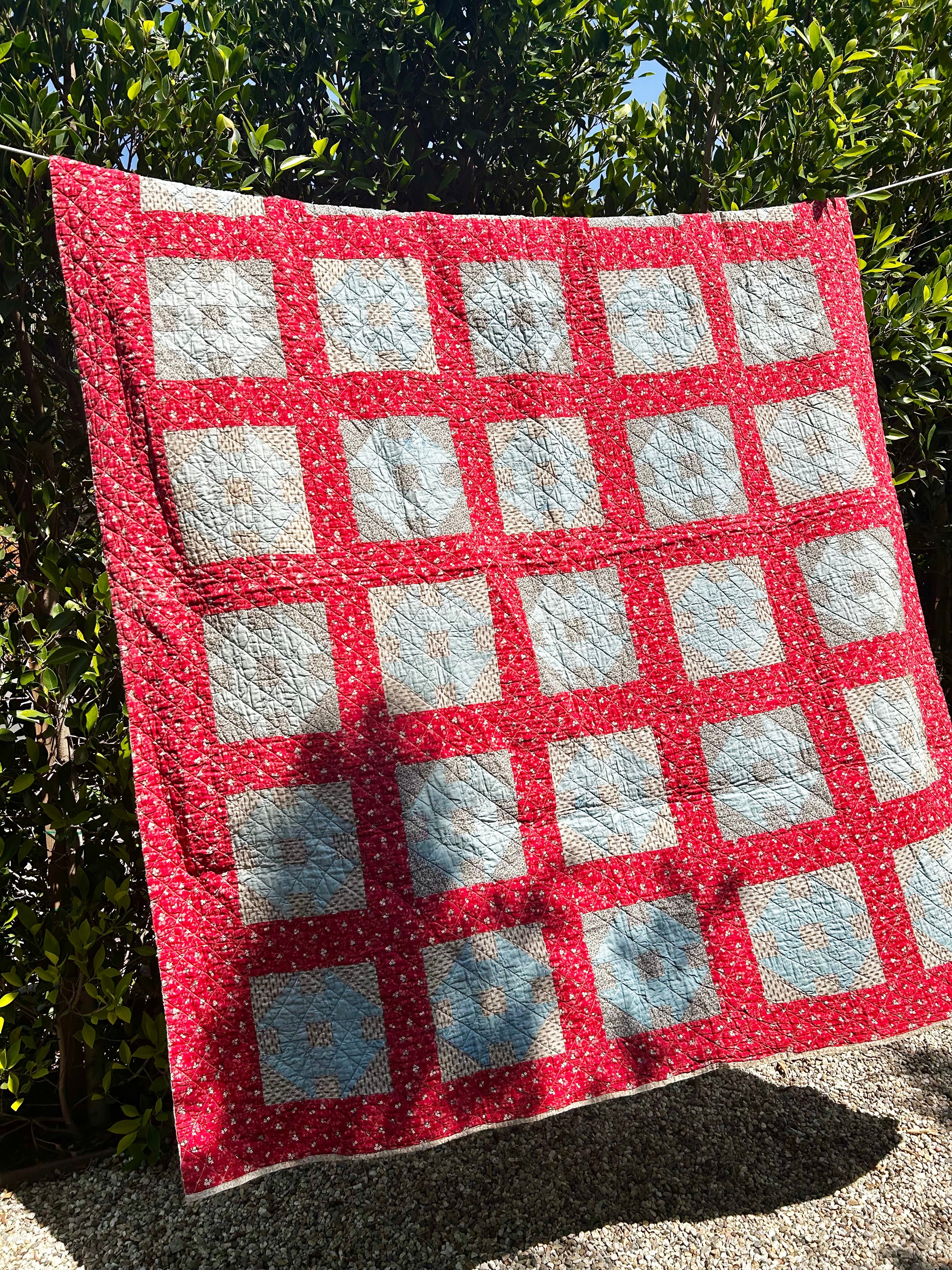 Historic Pixie Star Quilt 1800's