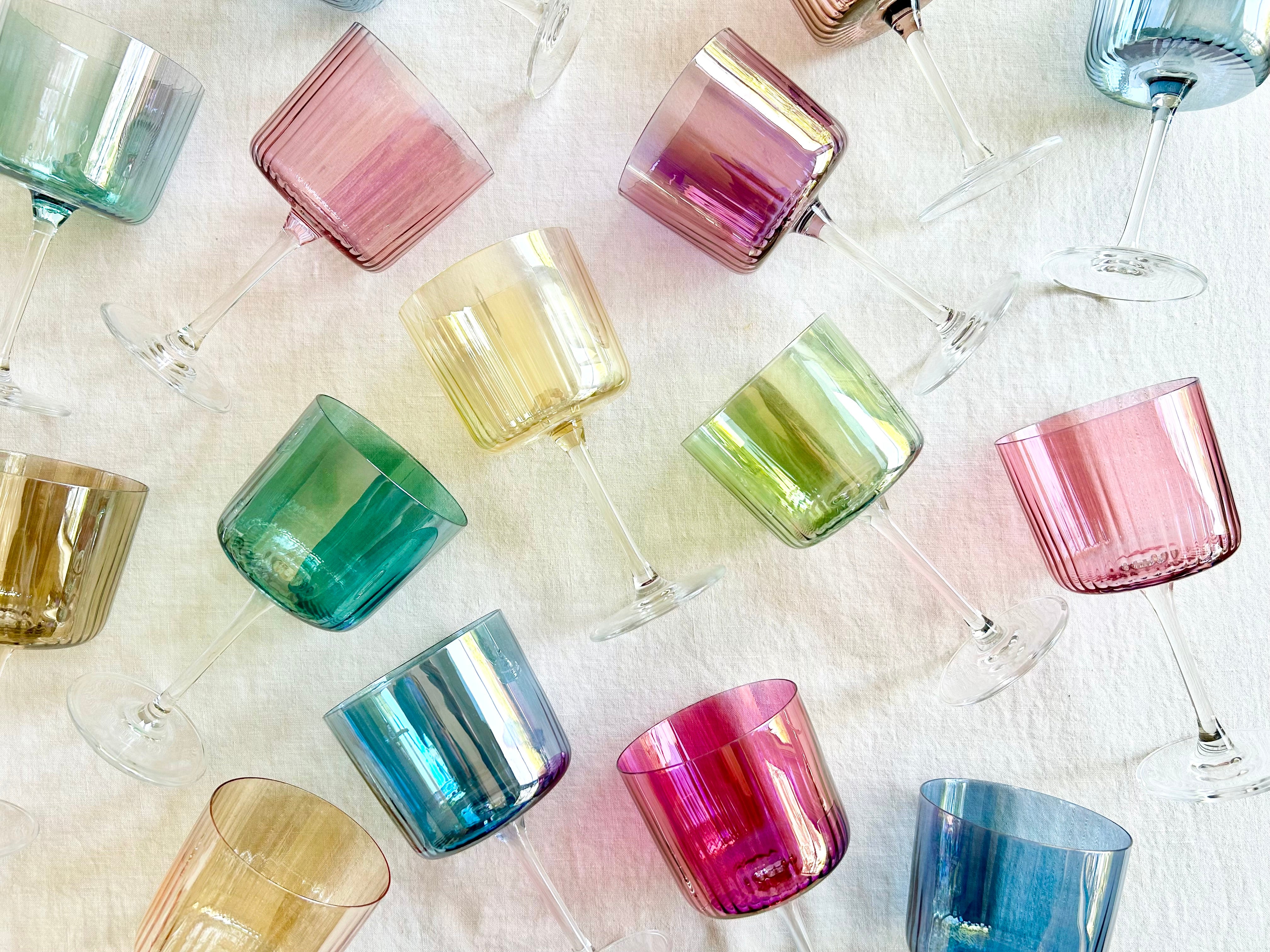 Gems Wine Glass - Jade S/4