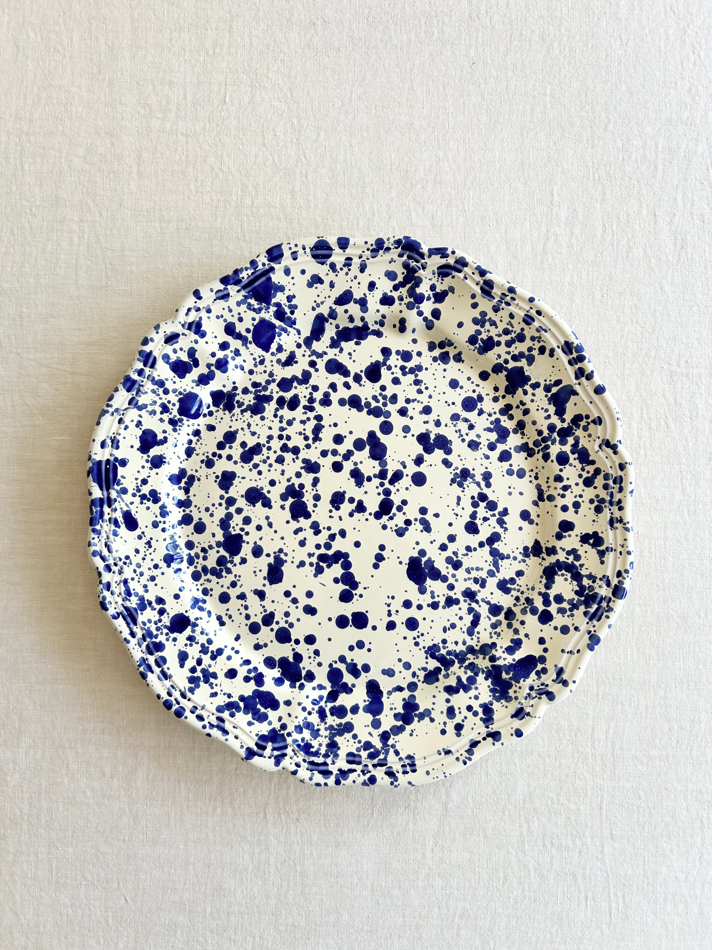 Pompeii Round Platter - Lapis 14"