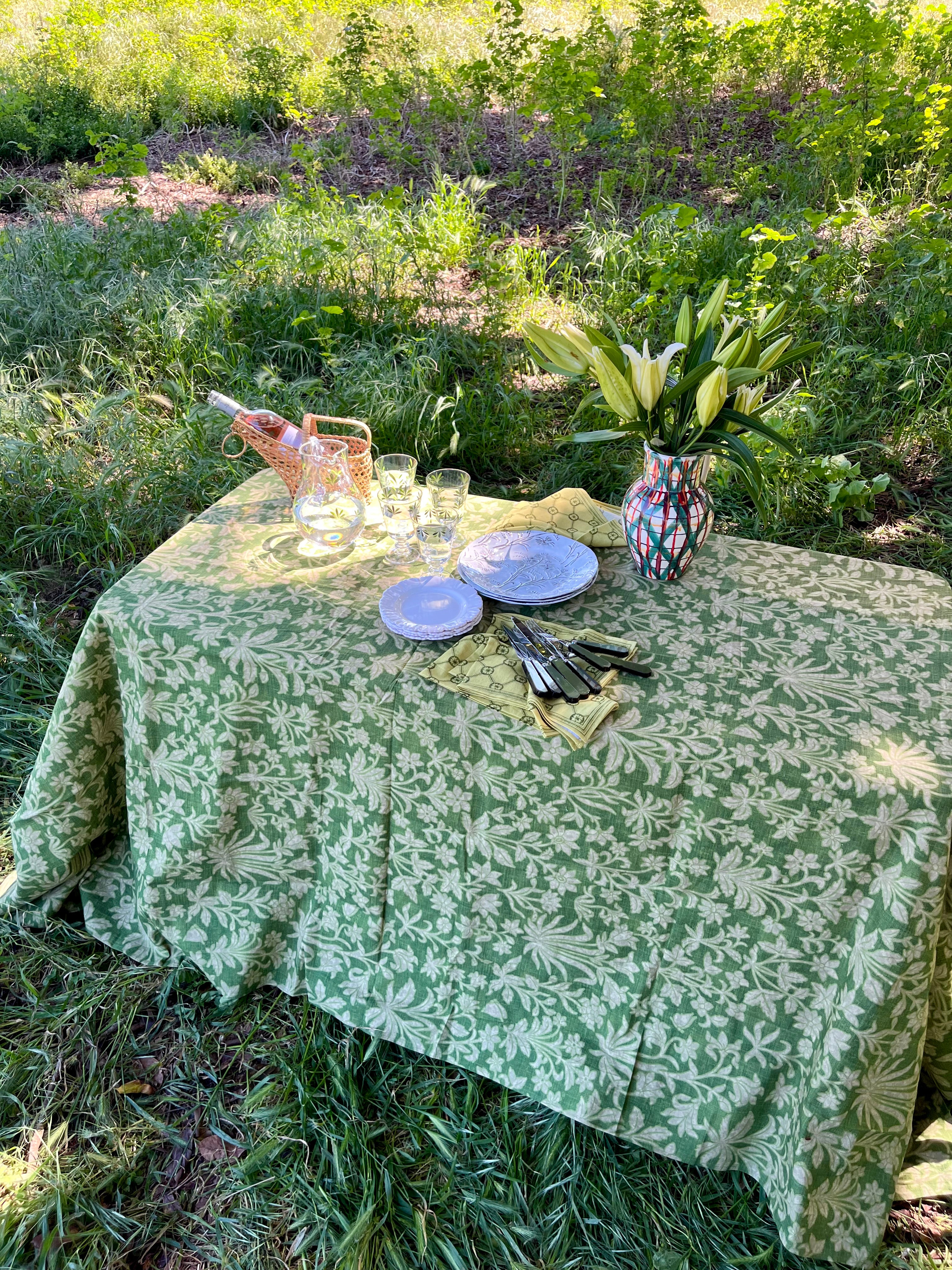 Haveli Tablecloth - Fern