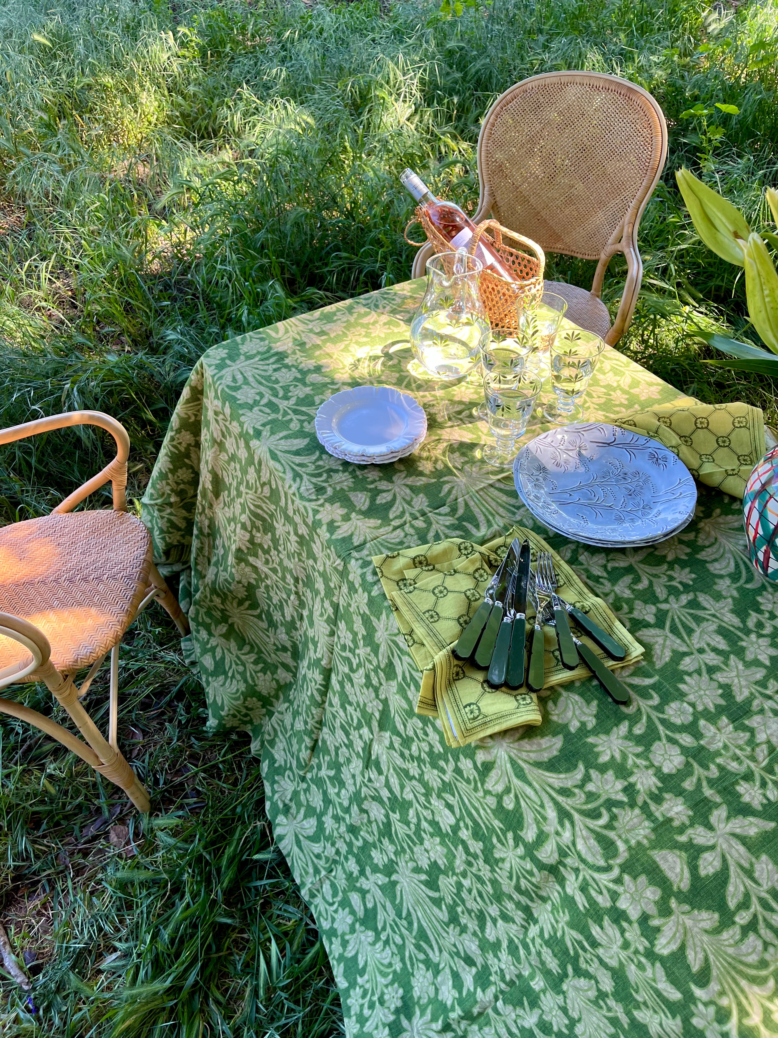 Haveli Tablecloth - Fern