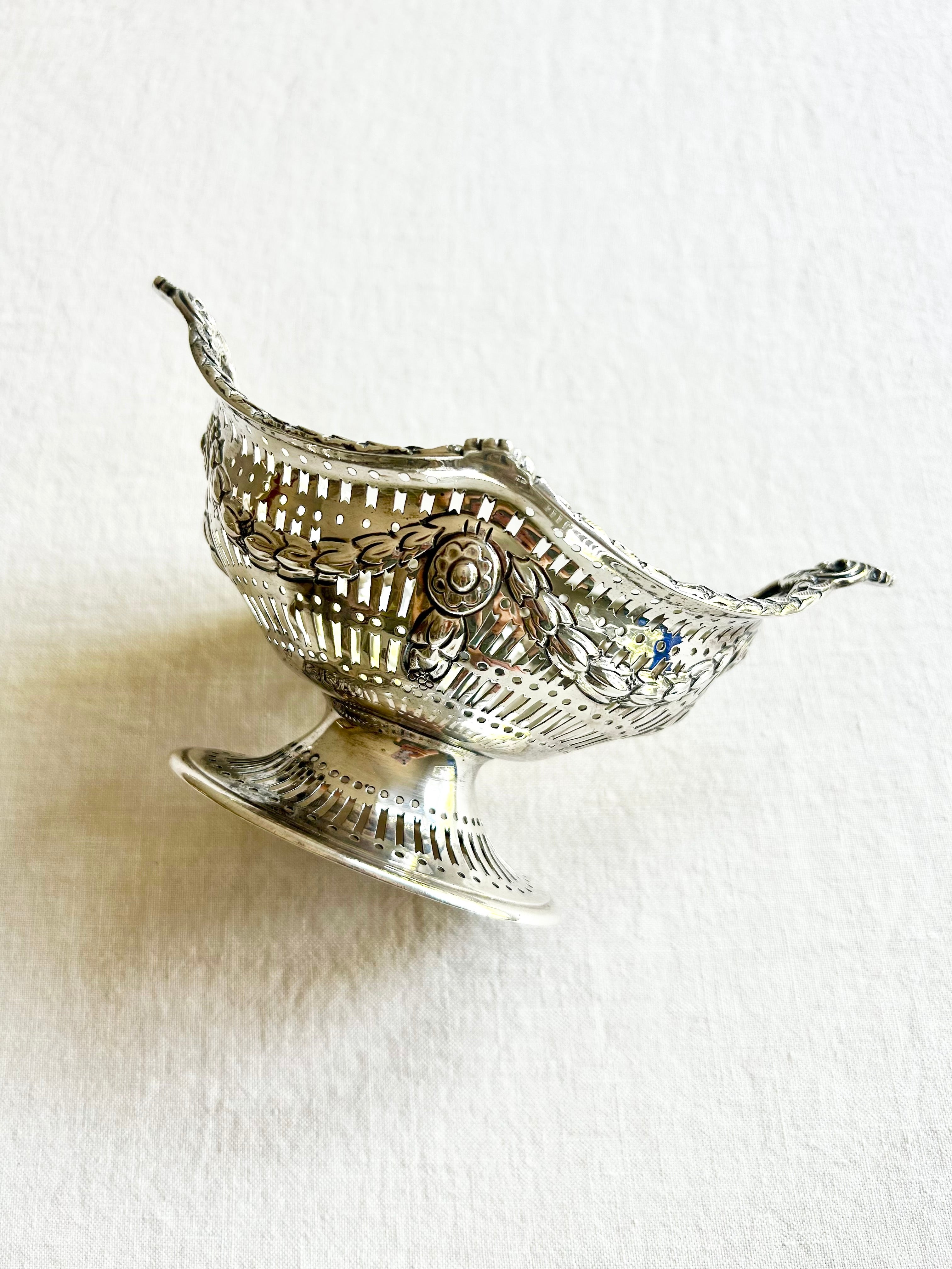 Historic Silver Table Baskets S/2