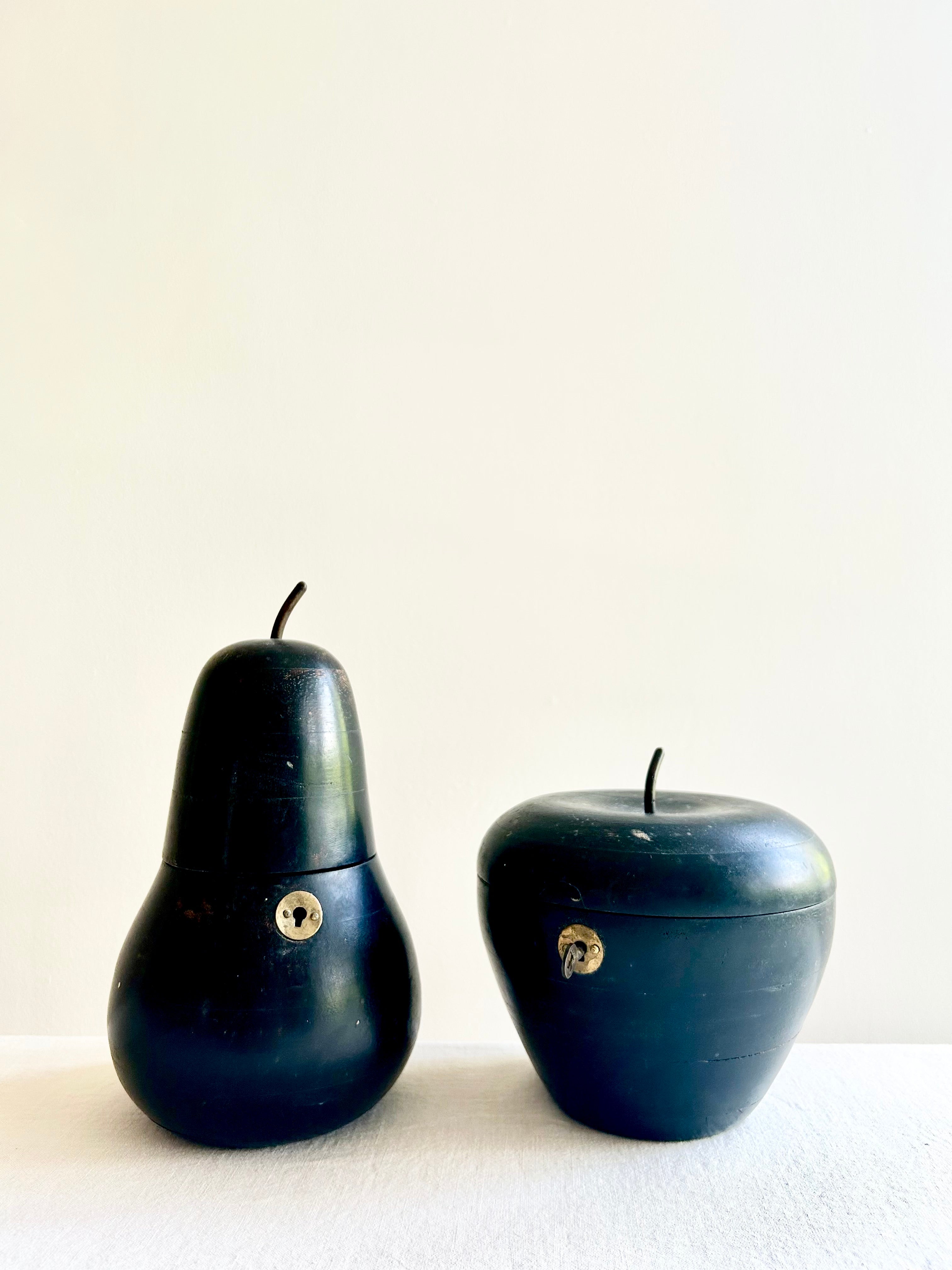 Historic Apple & Pear Tea Caddies