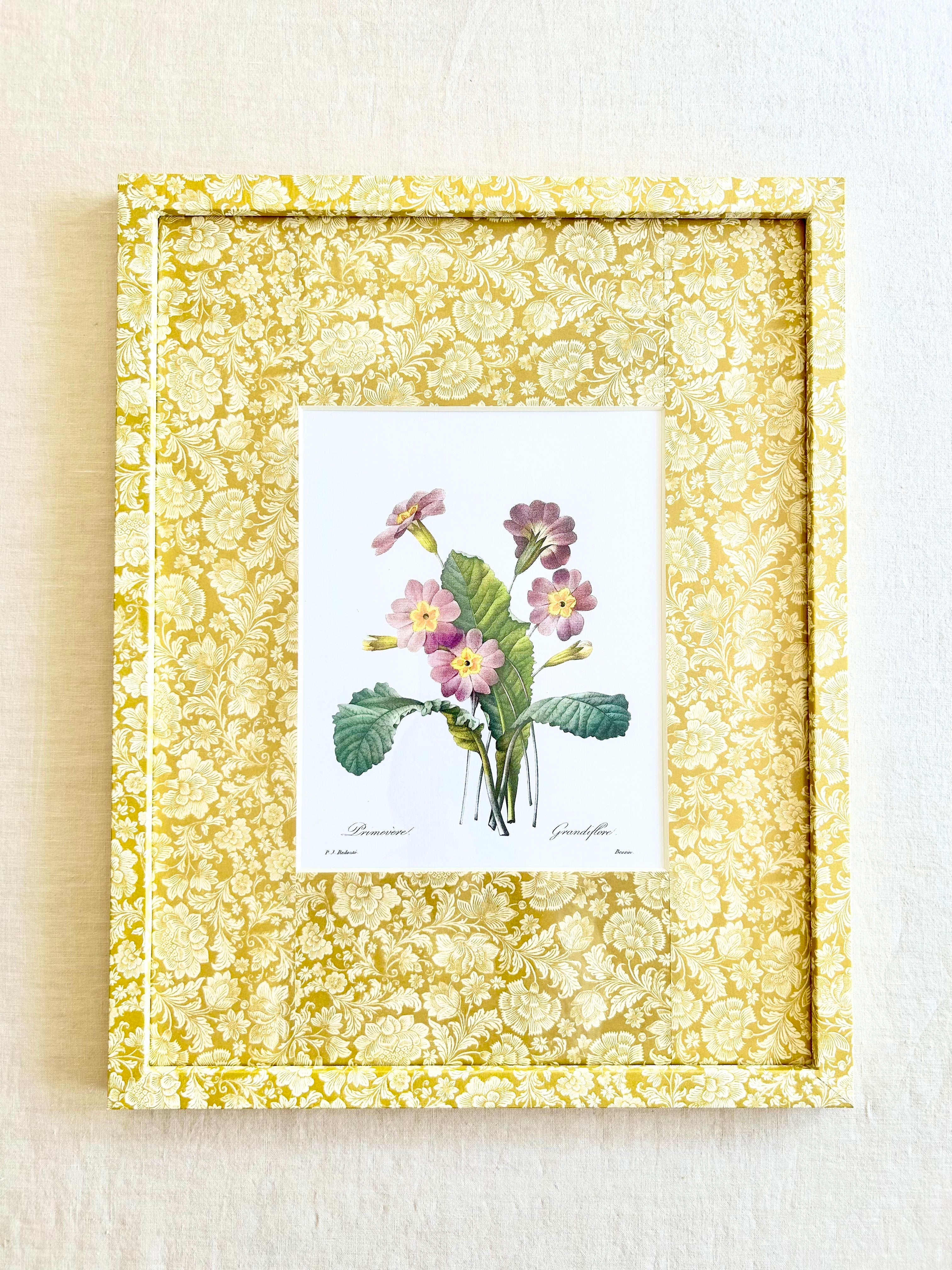 Frame  15 x 19" - Golden Dianthus II