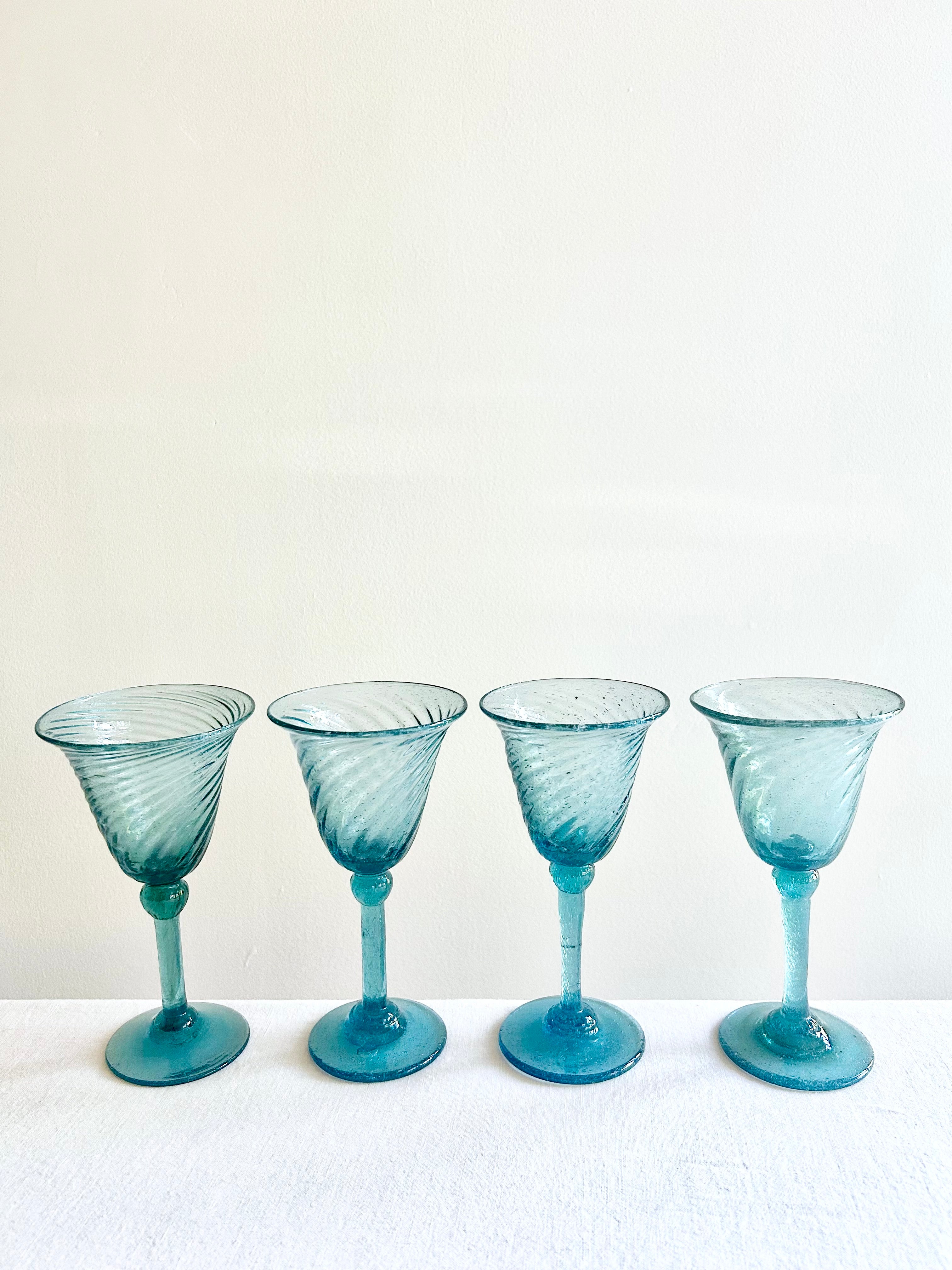 Historic Murano Goblets - S/4