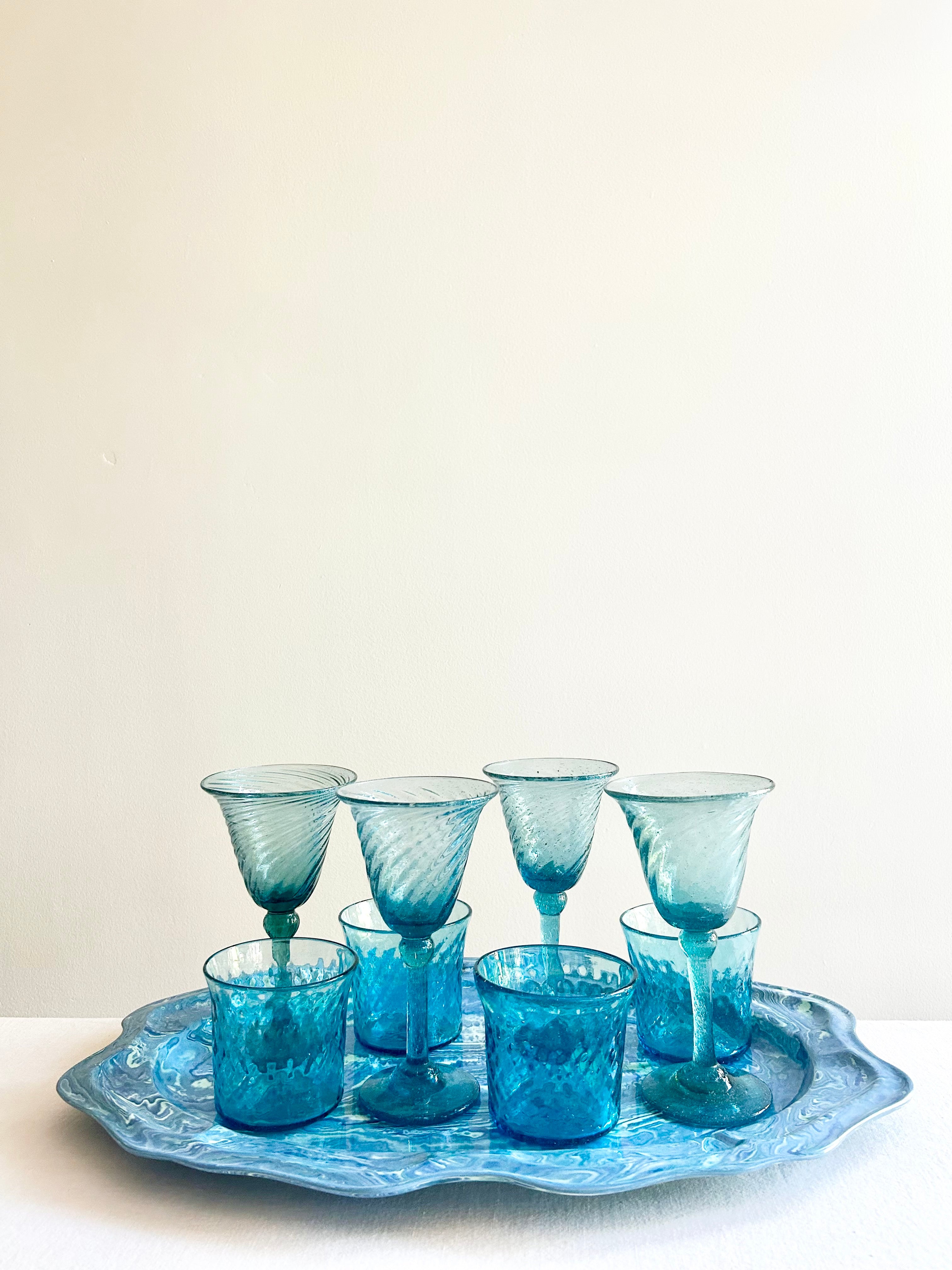 Sencilla Wine Glass - Topaz S/4