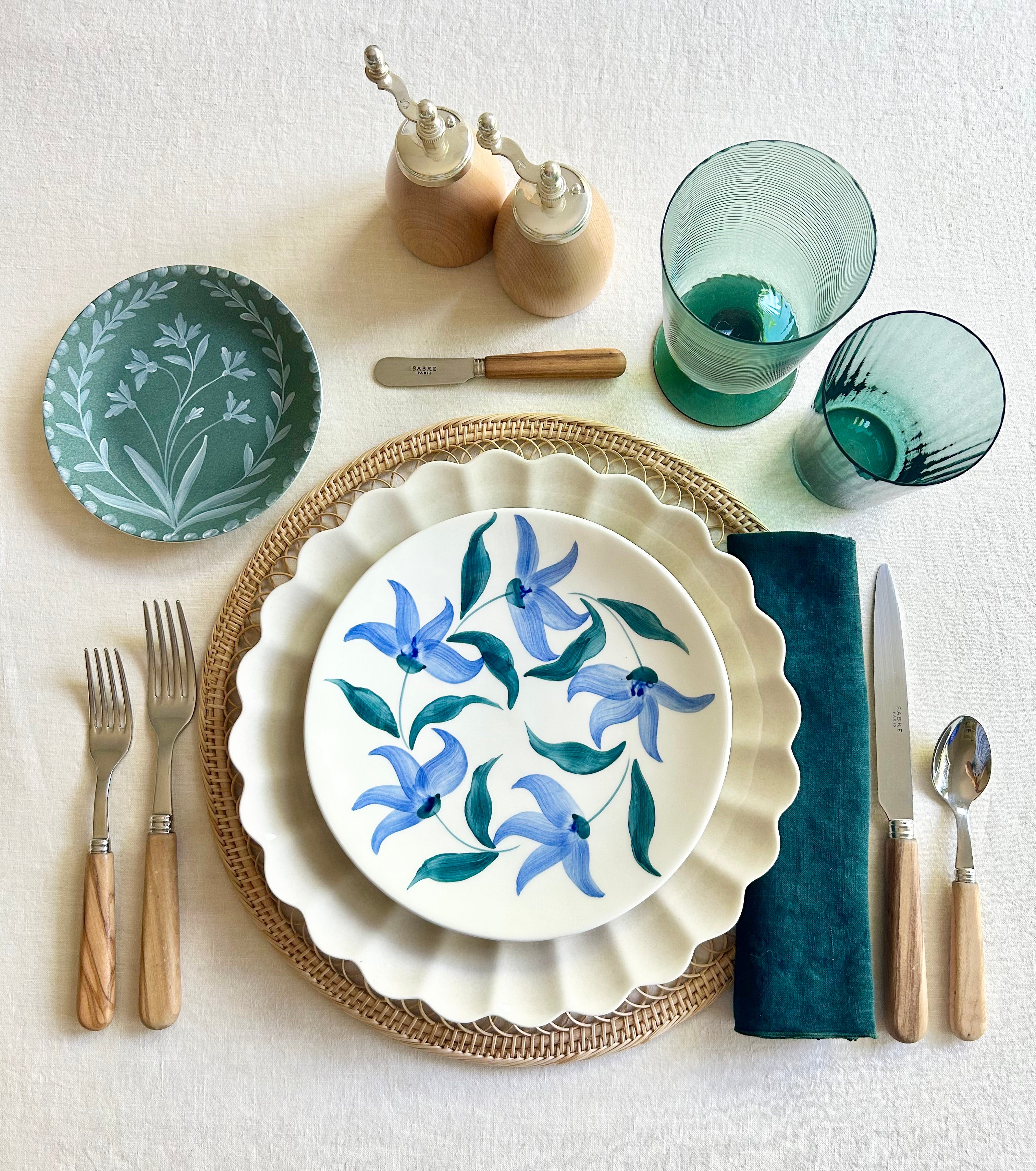 Blossom Salad Plate - S/4