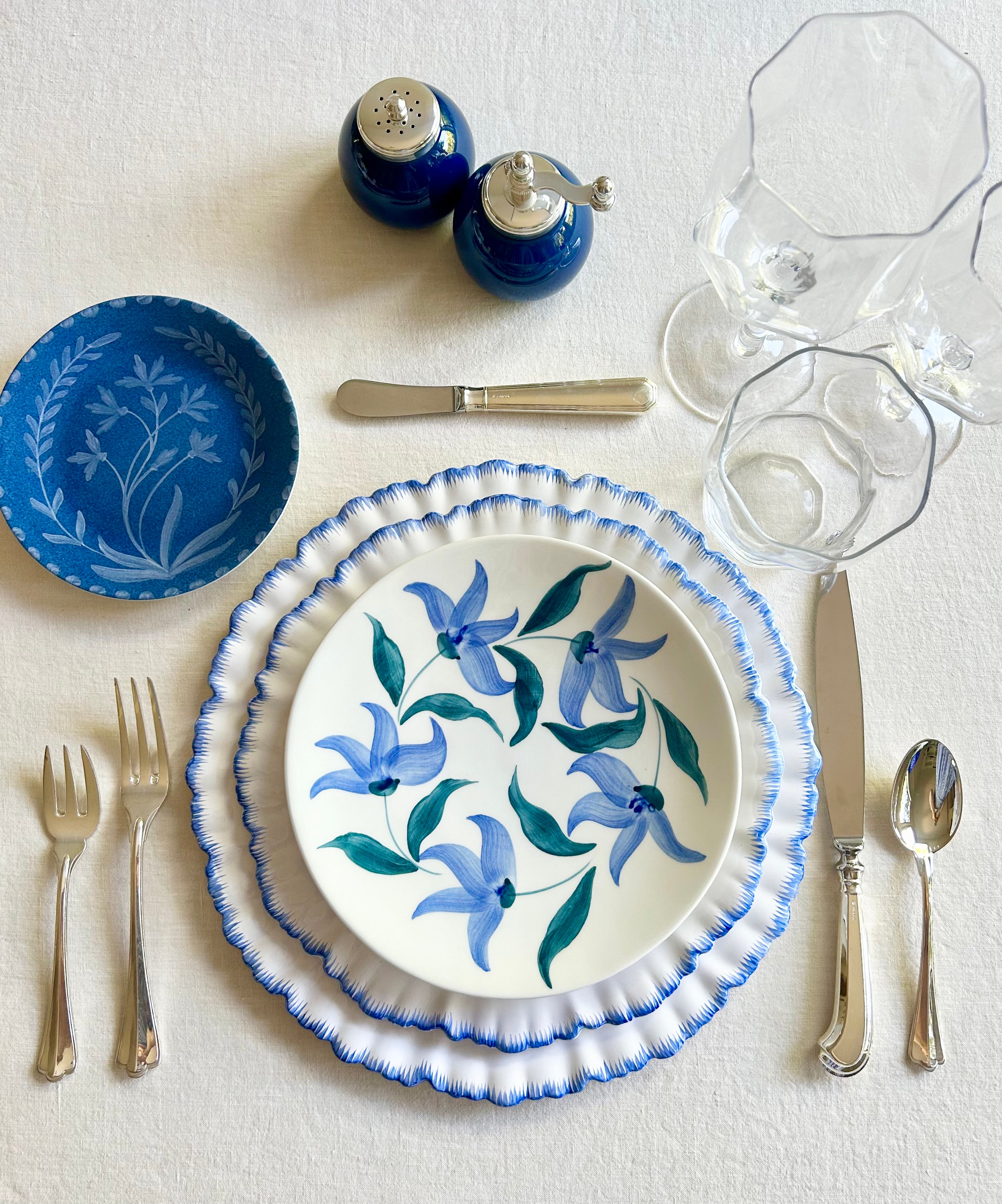 Blossom Salad Plate - S/4