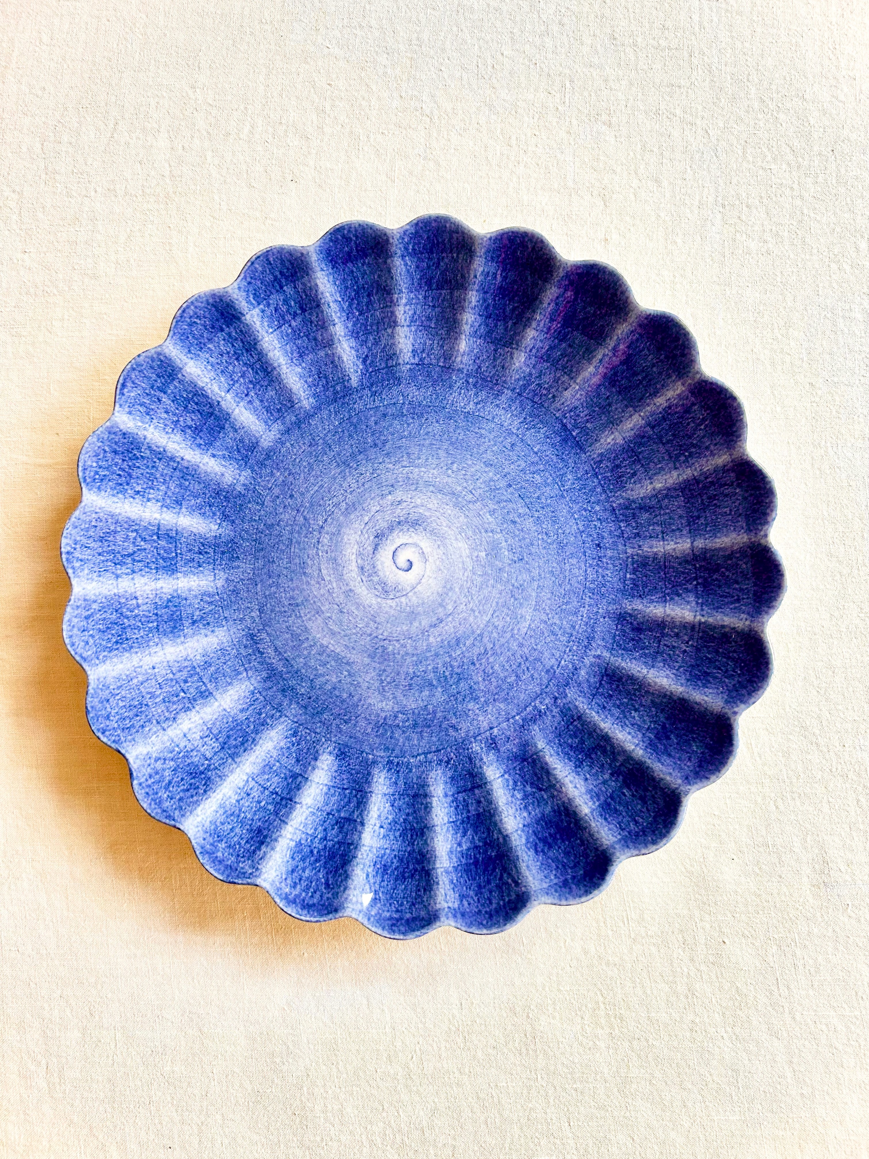 Oyster Dinnerware - Indigo - S/4