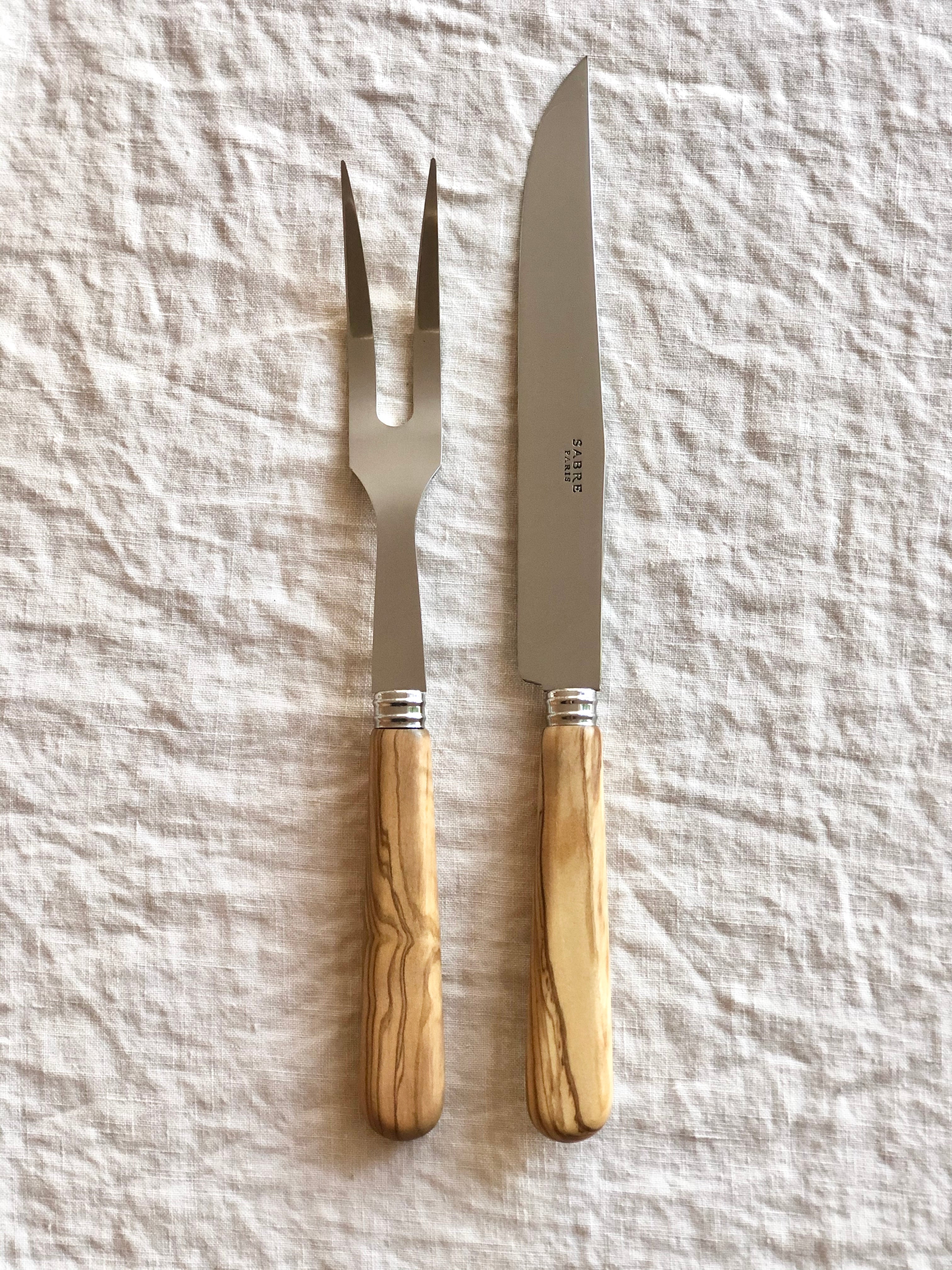 Lavandou Olive Wood Carving Set