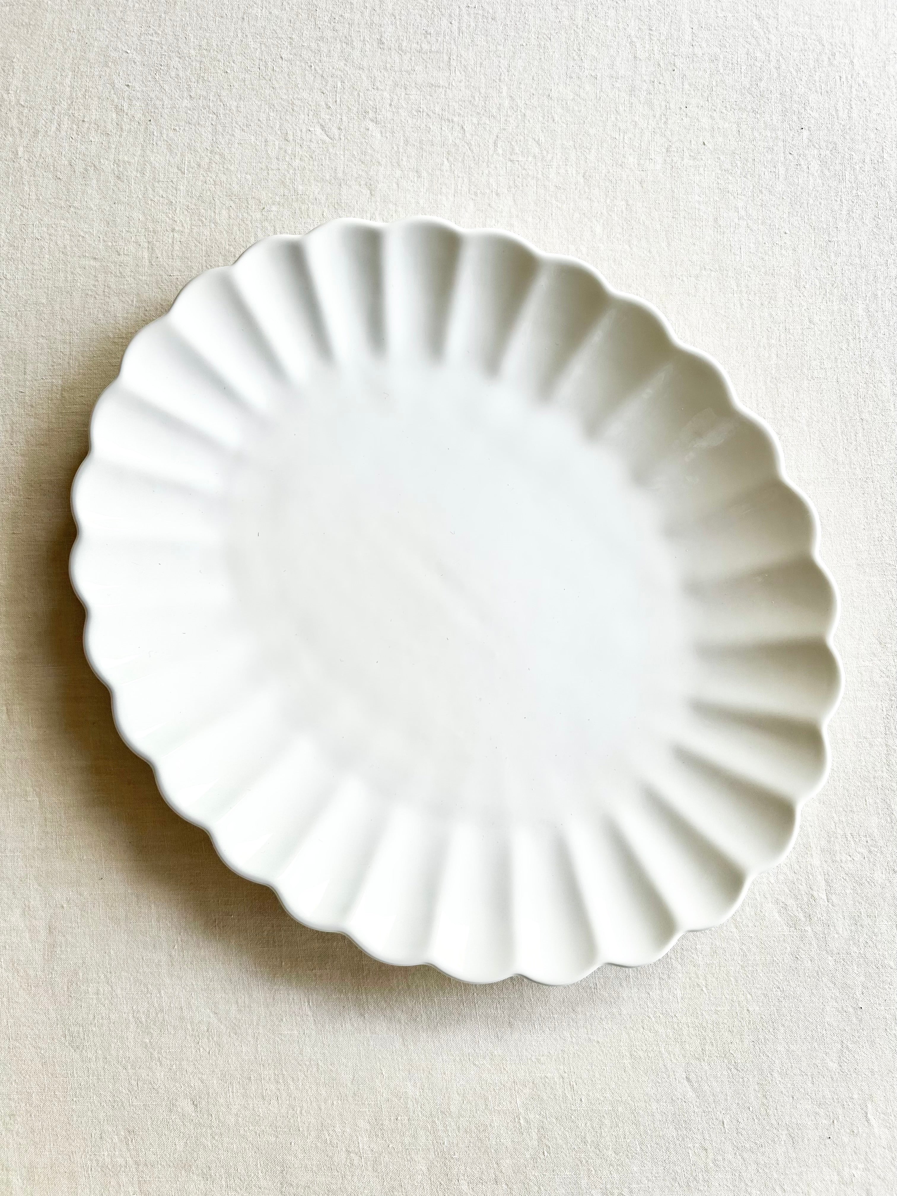 Oyster Oval Platter - White