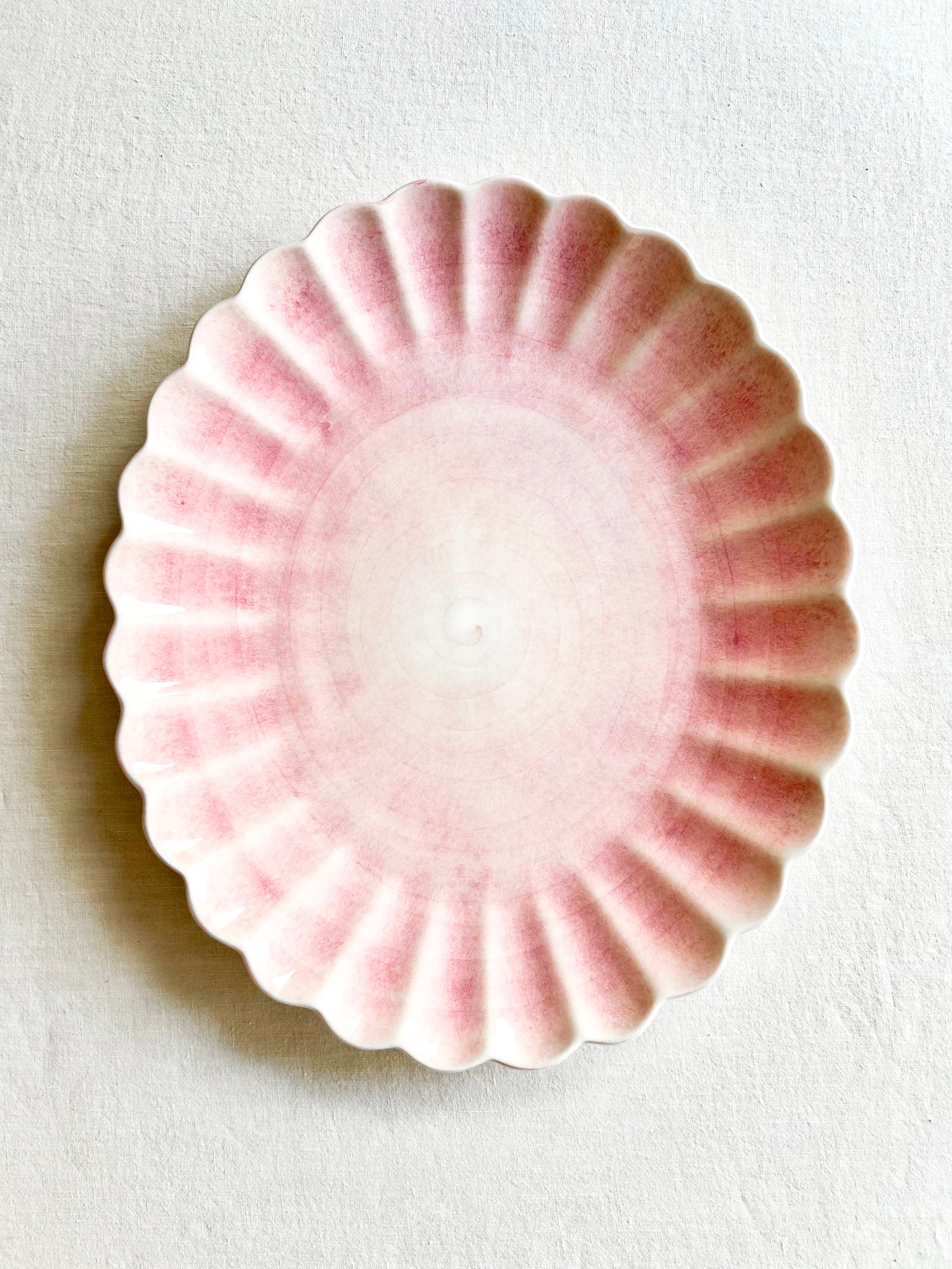 Oyster Oval Platter - Blush