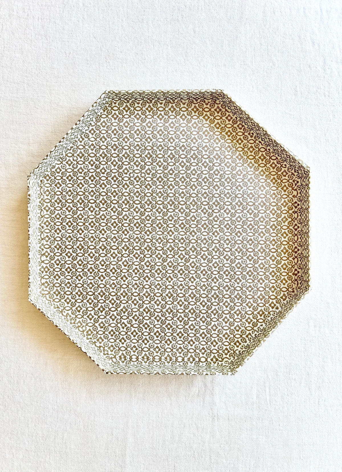 Octagon Italian Paper Tray - 12