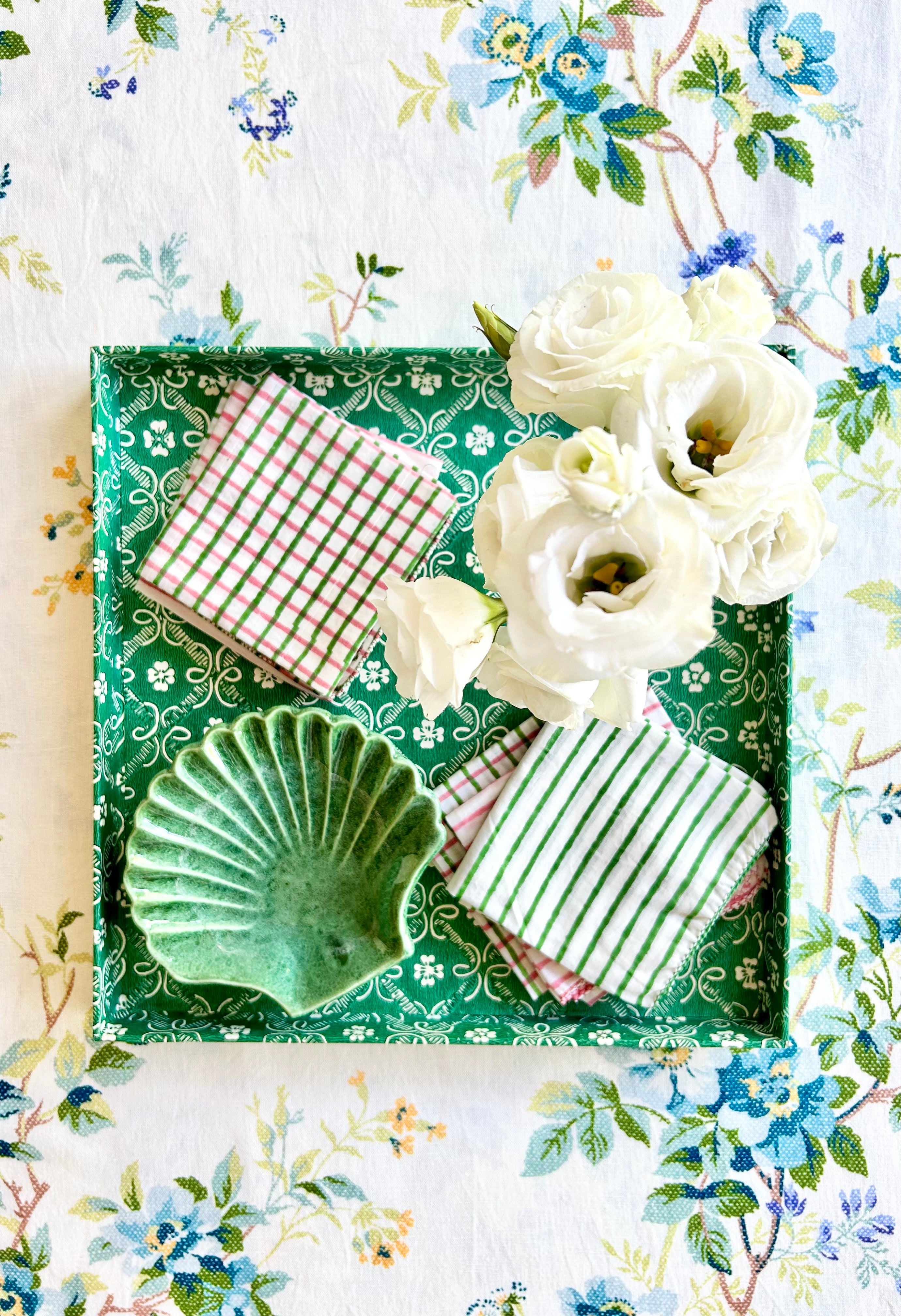 Sola Italian Paper Trays -  12" Verde Domino