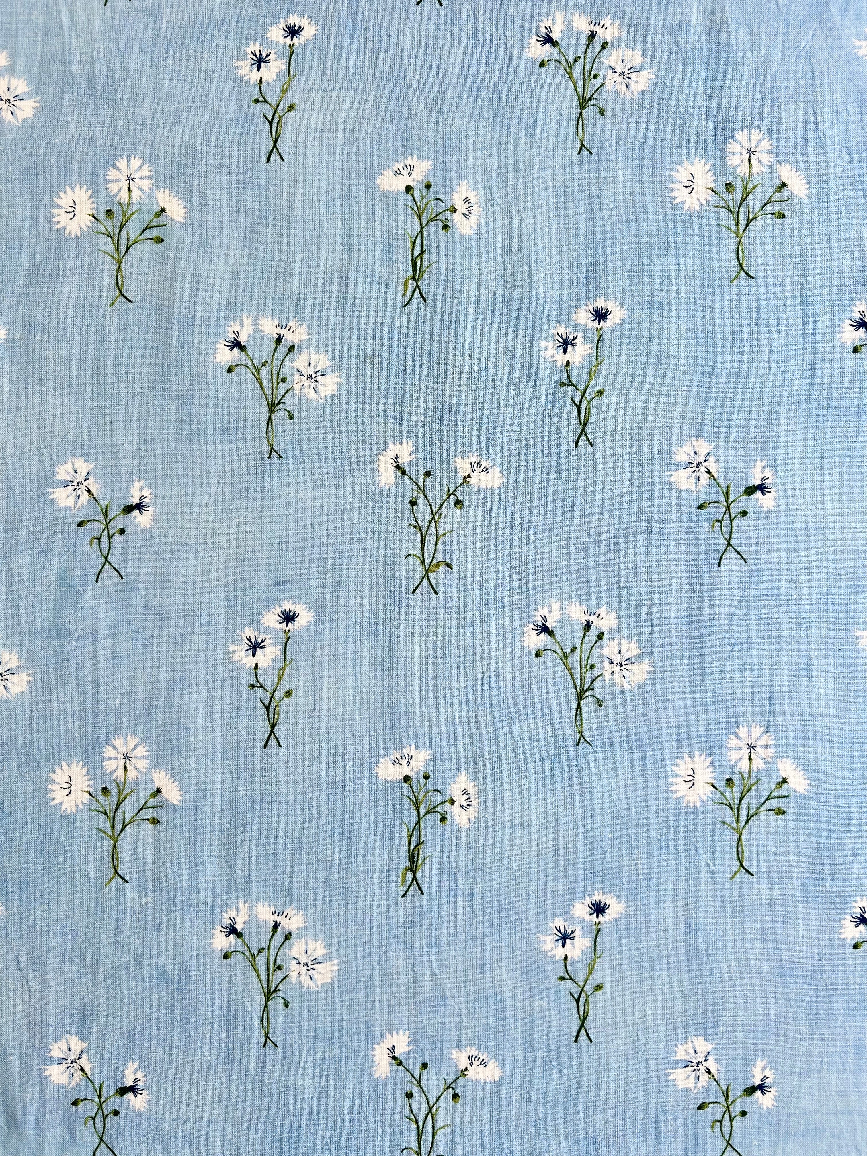 Louisa Cornflower Tablecloth - Delphinium