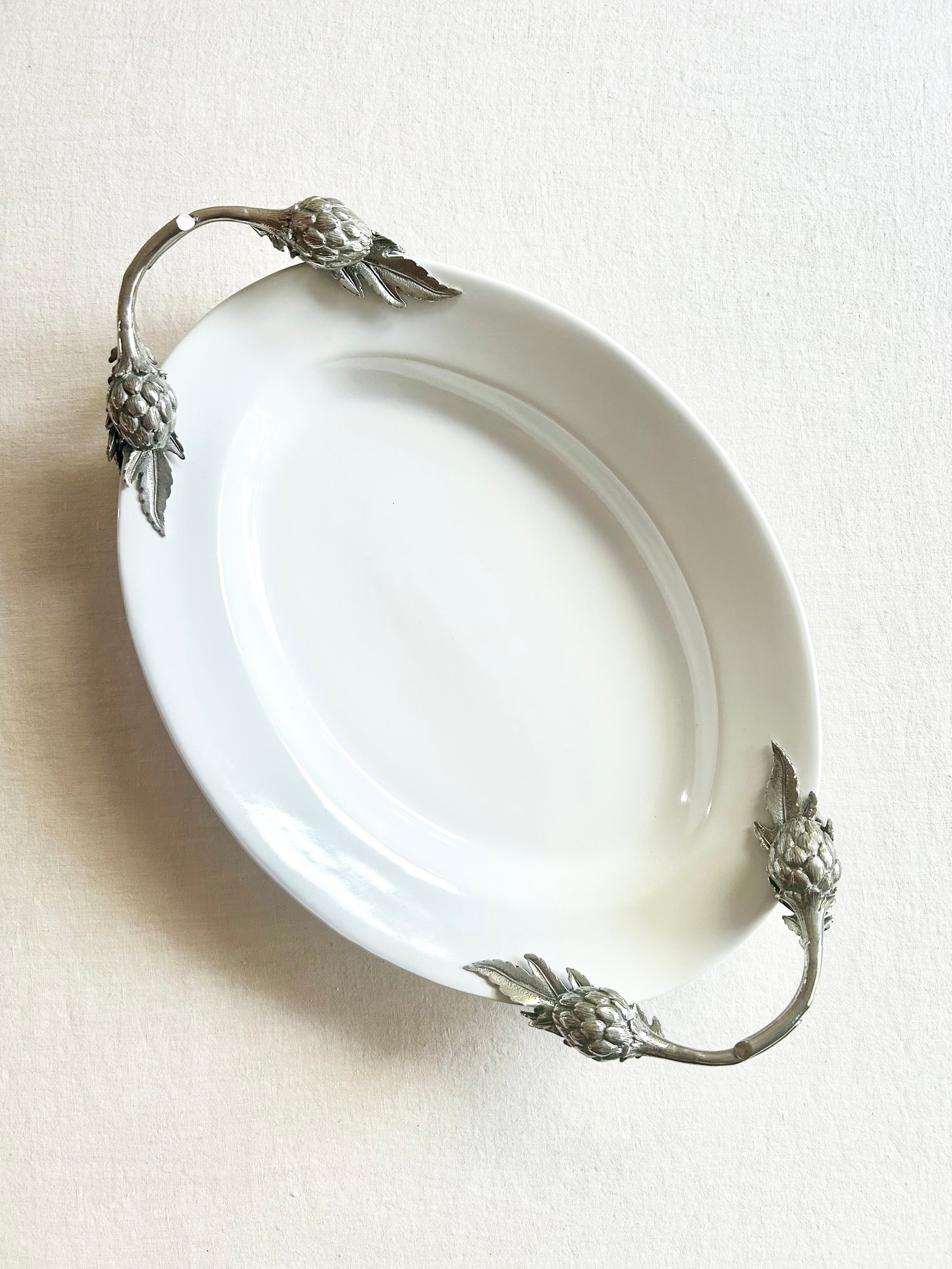 Artichoke Stoneware Serving Dish 19"