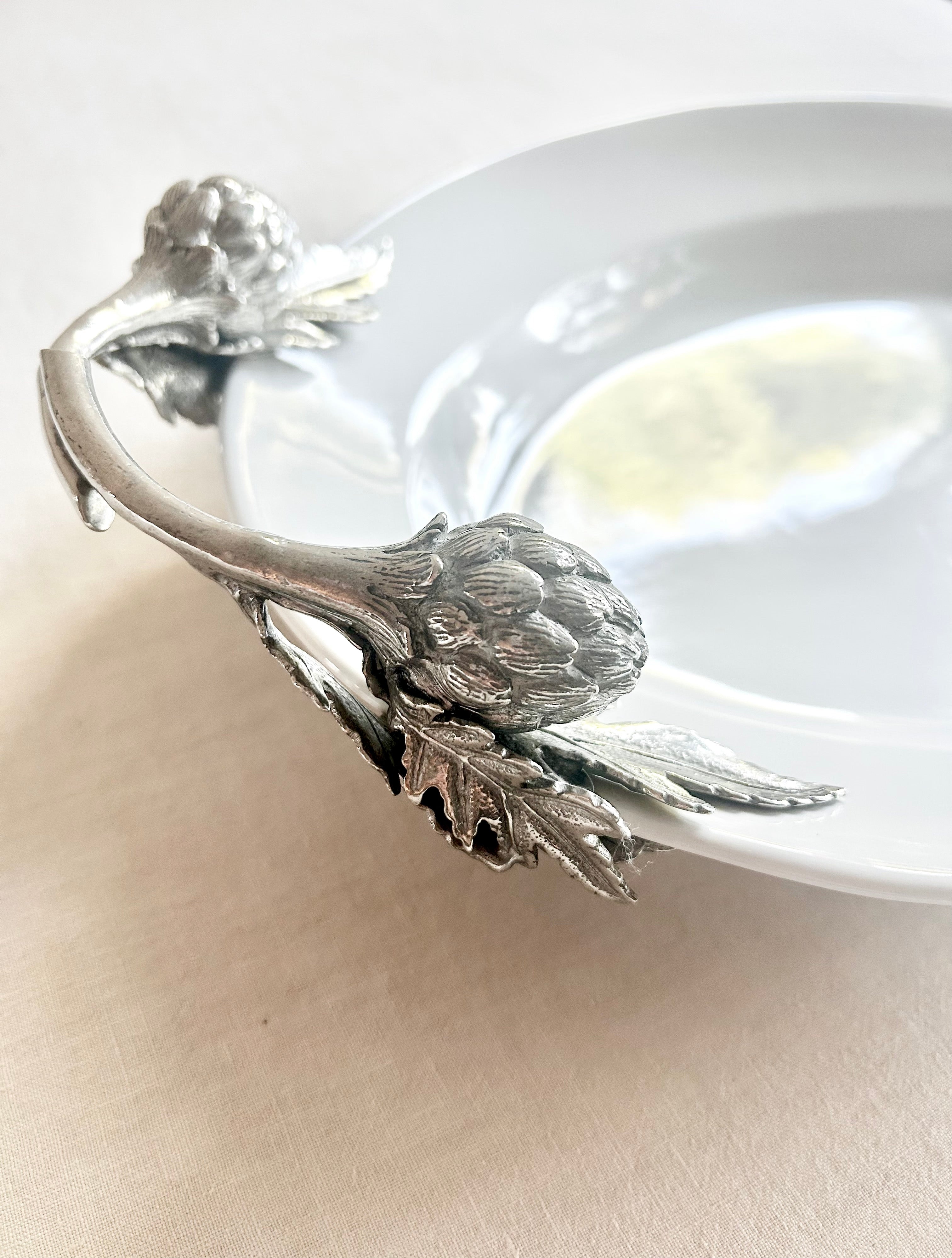 Artichoke Stoneware Serving Dish 19"