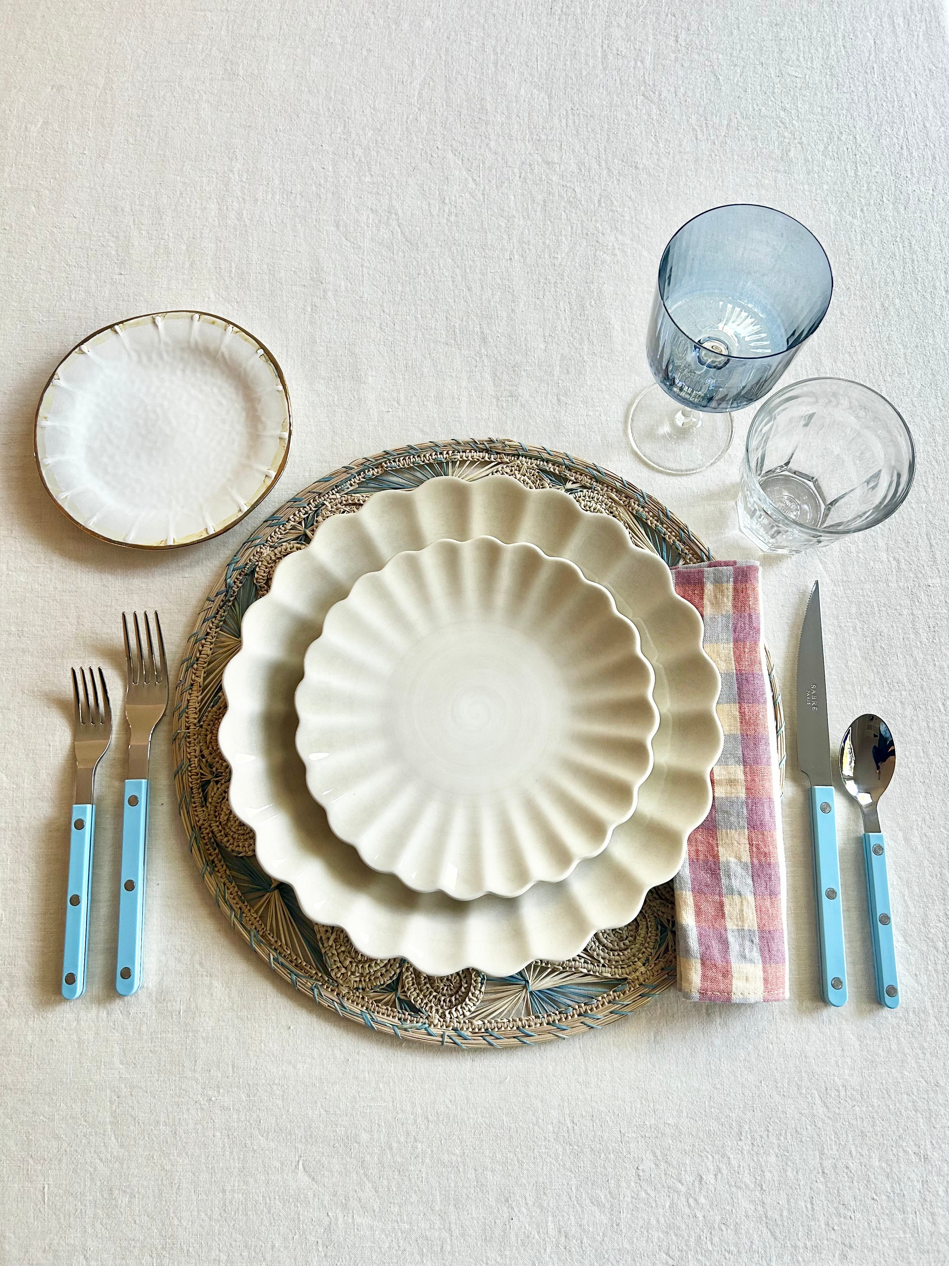 Soleil Charger / Placemat - Sky Blue S/4