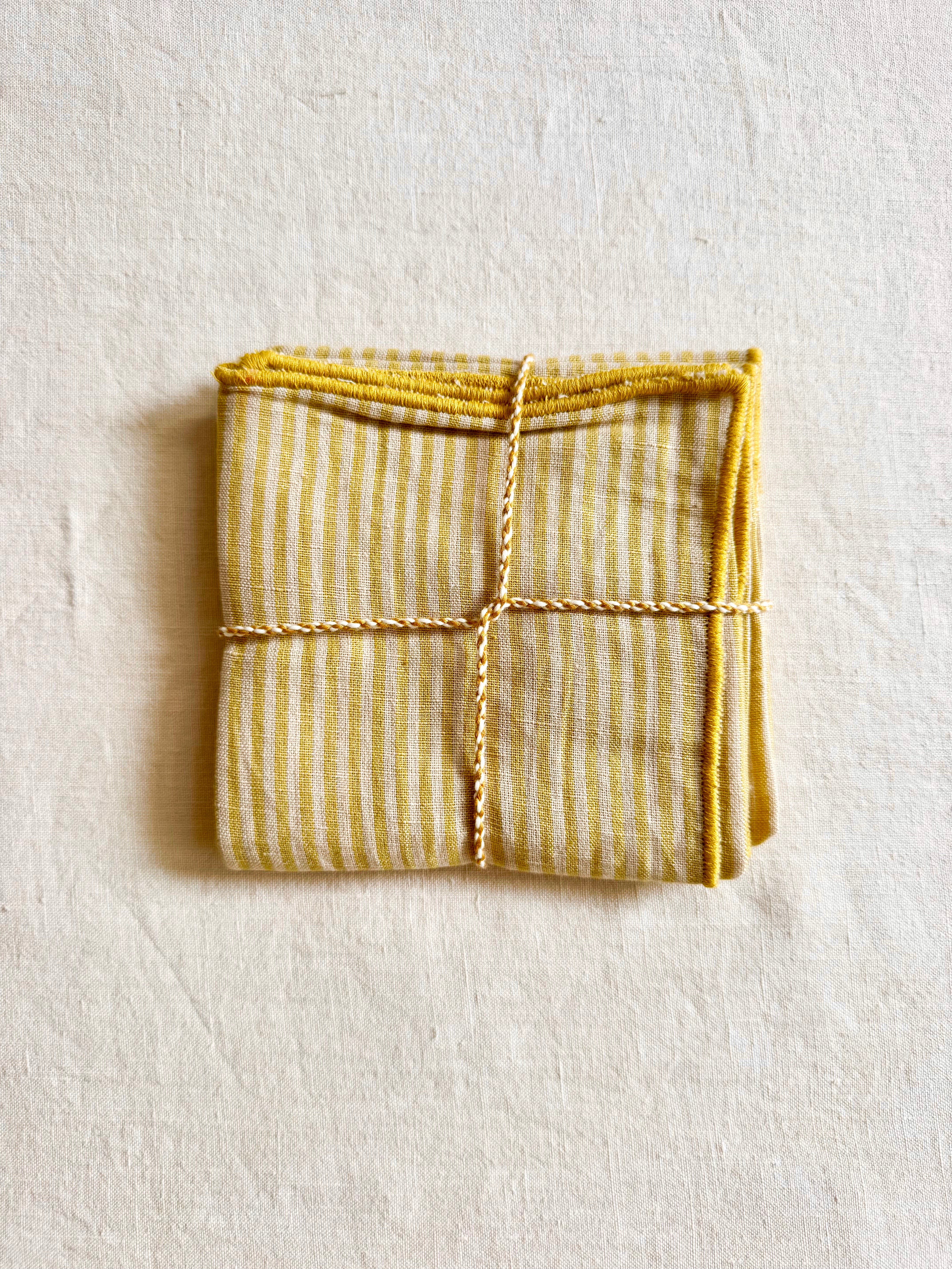 Chandra Napkins - Absynthe Stripes- S/2