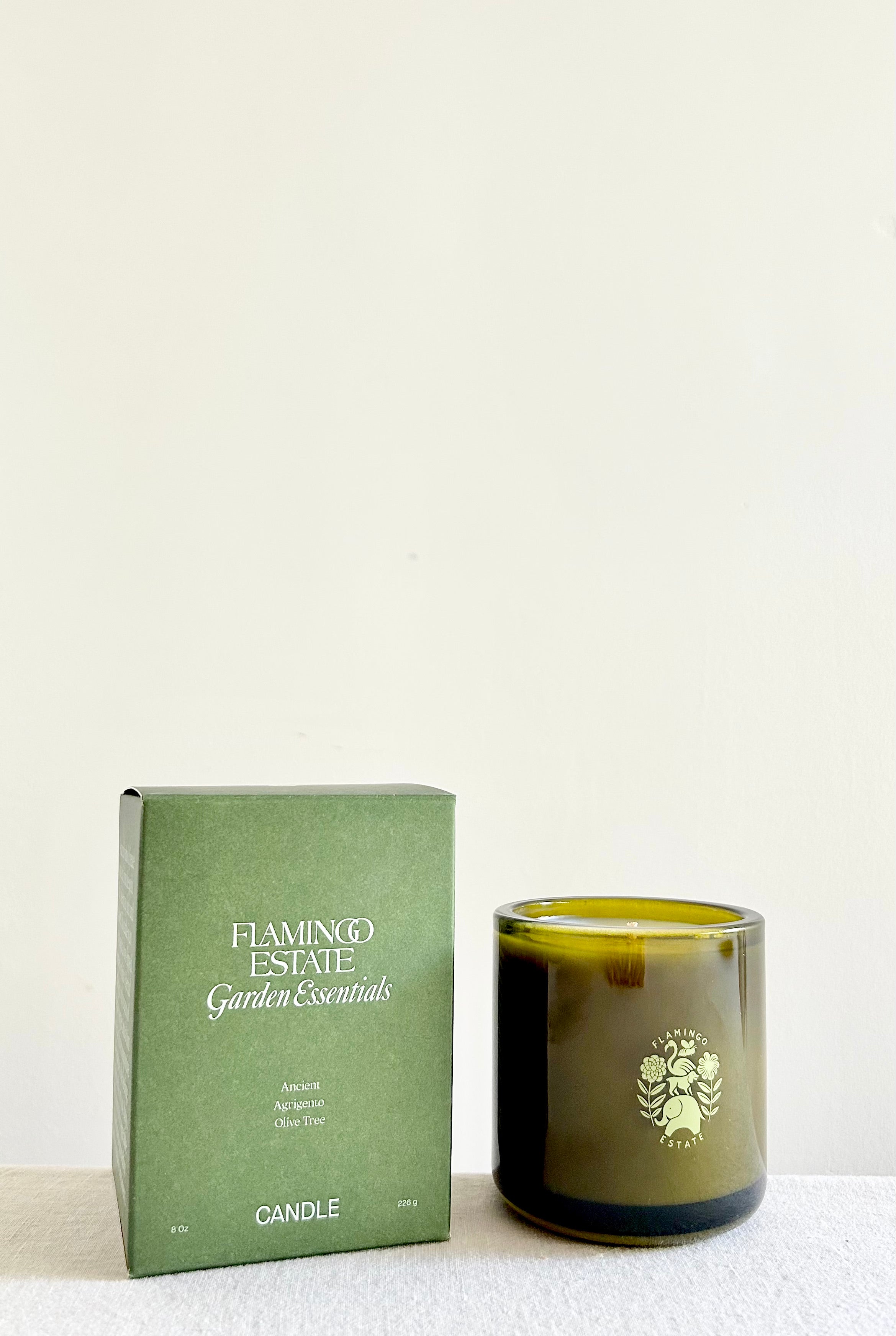 Flamingo Estate Ancient Agrigento Olive Tree Candle