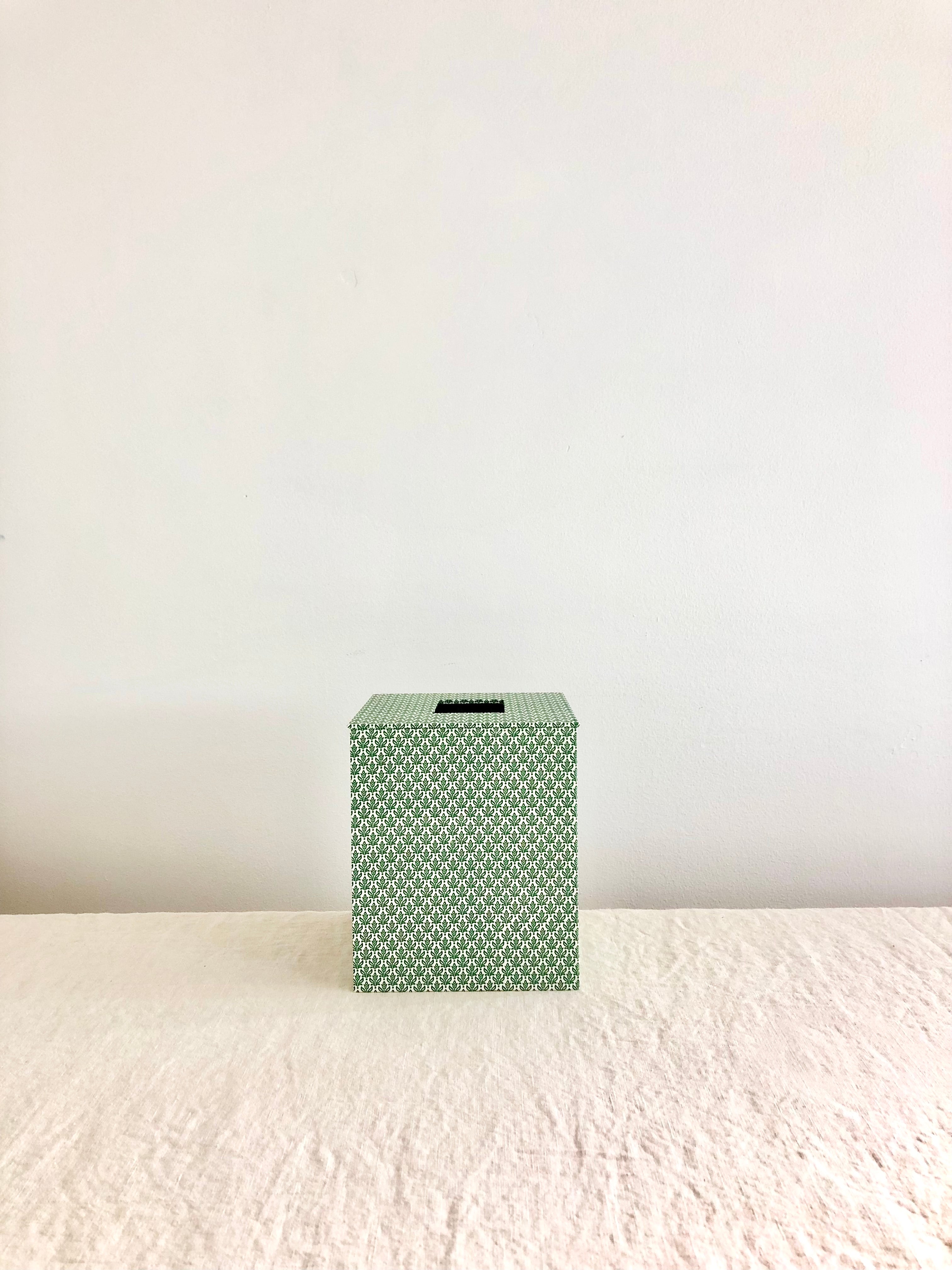 Esme Tissue Box - Emerald Fleur