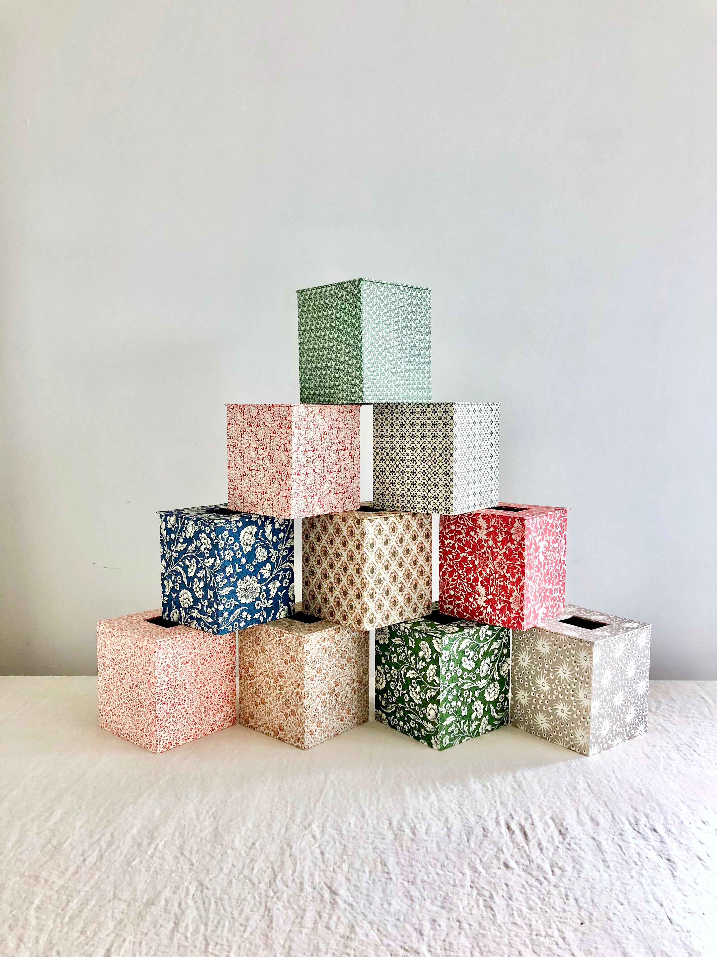 Esme Tissue Box - Blue Chintz