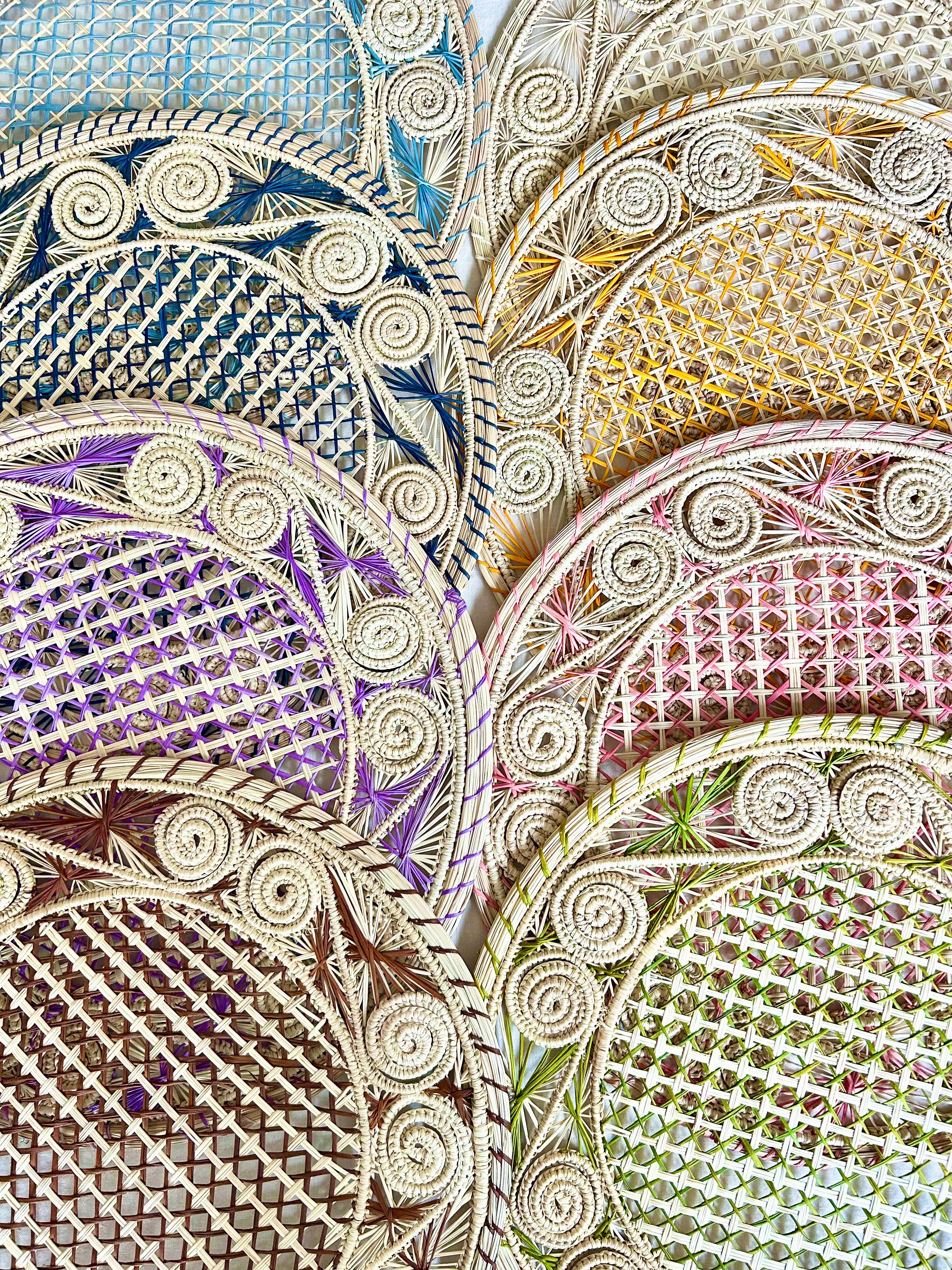 Soleil Charger / Placemat - Sky Blue S/4