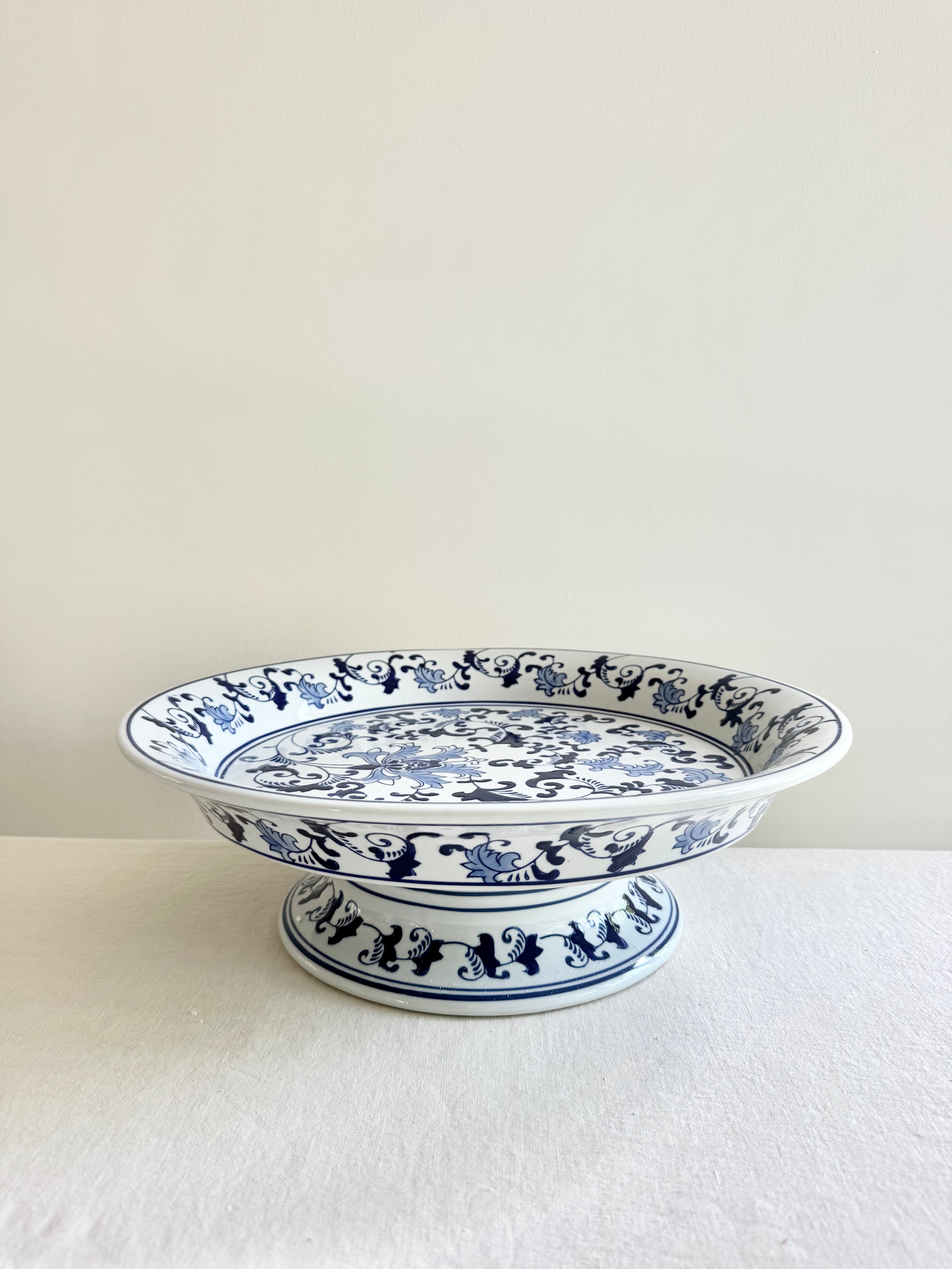 Blossom Chinoiserie Compote