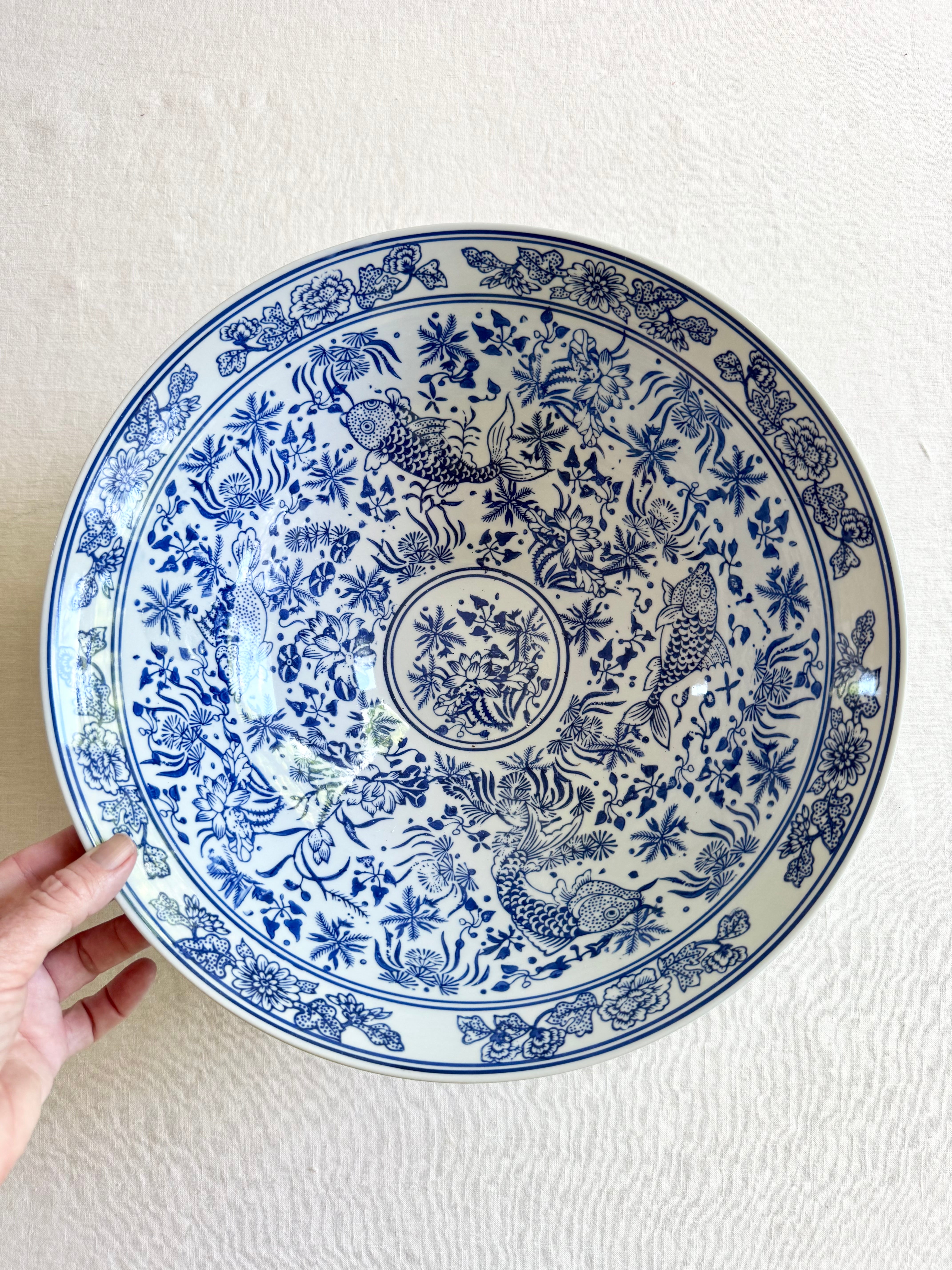 Chinoiserie Koi Bowl