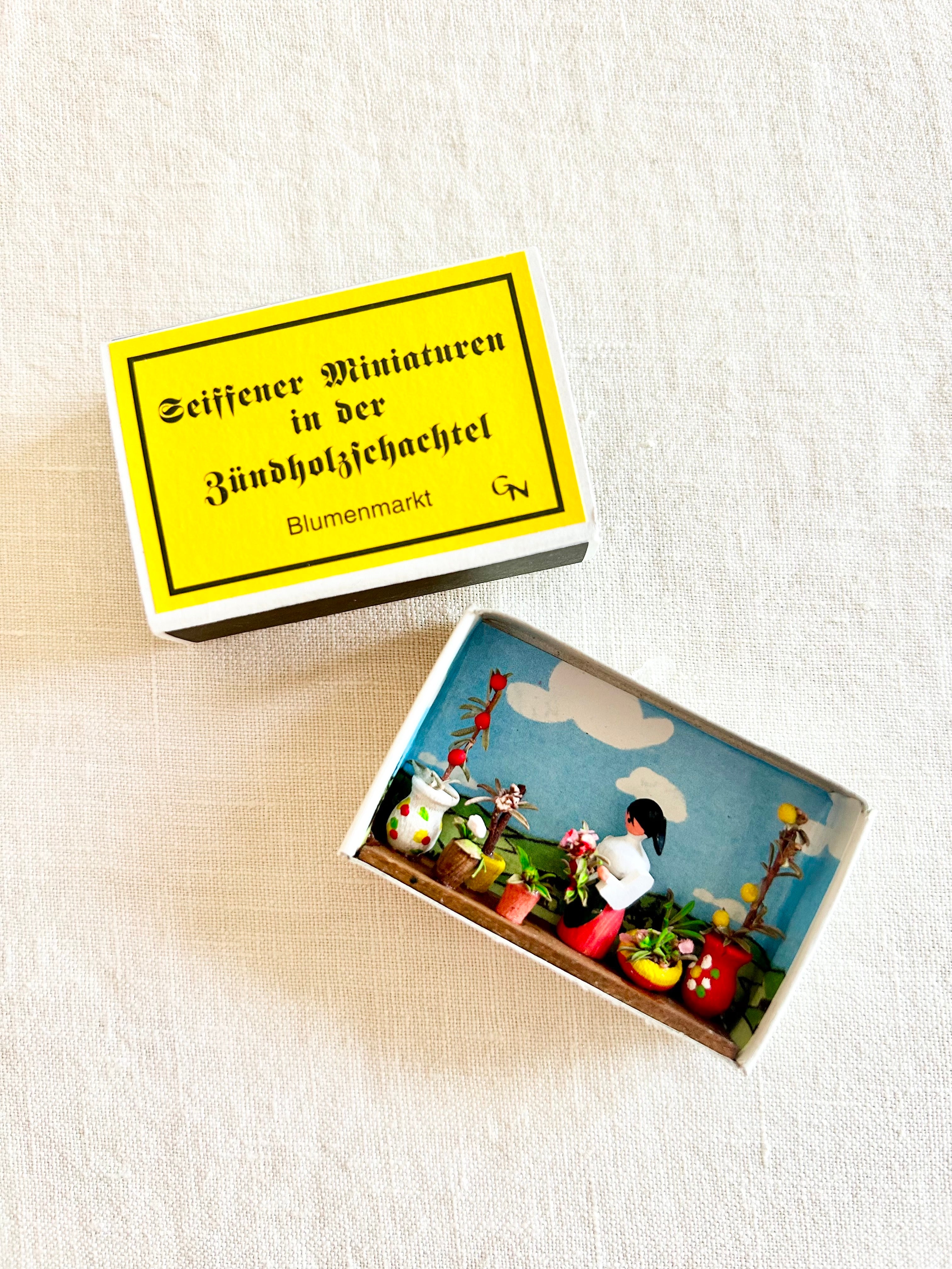 Matchbox Scene - Flower Market