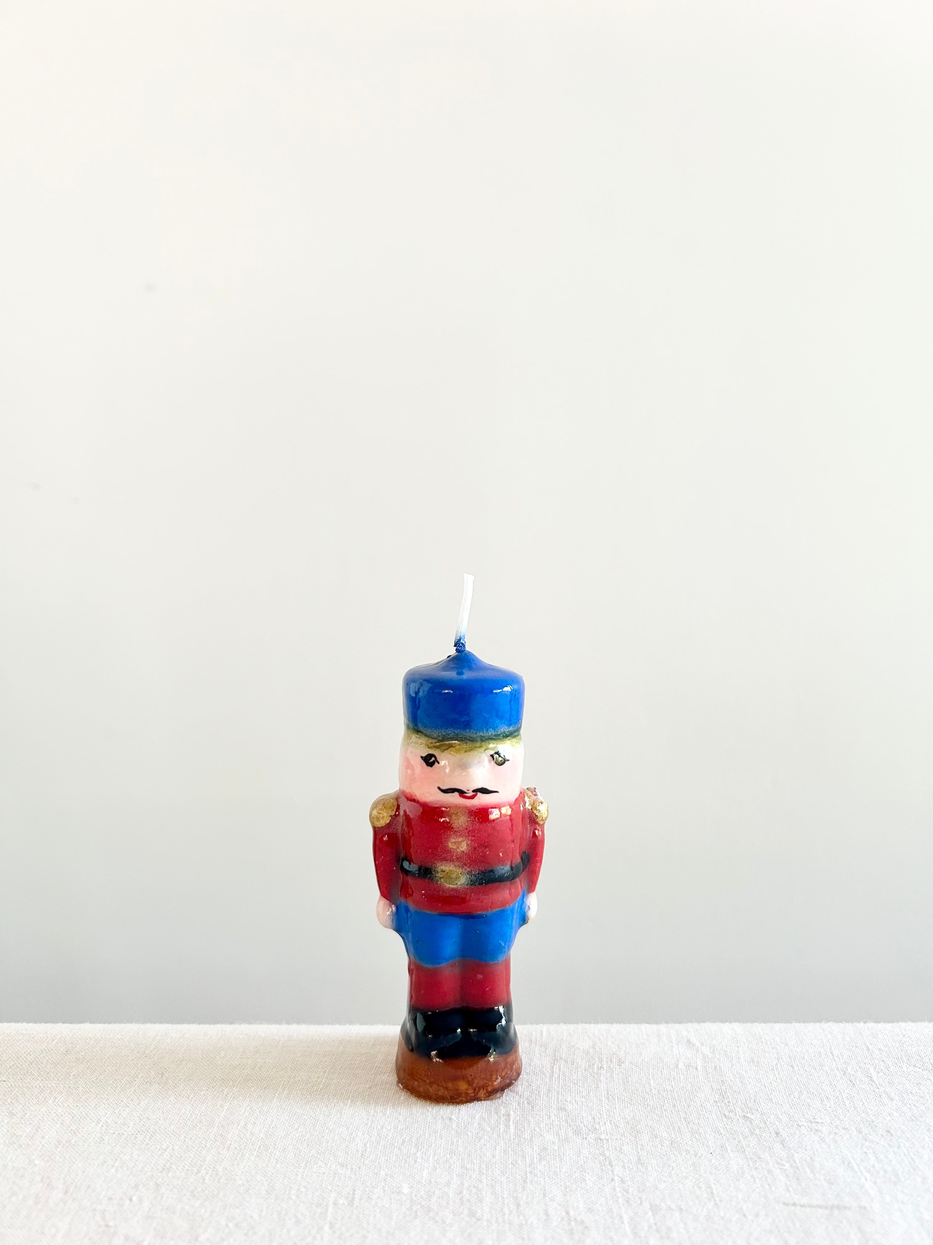 Nutcracker Solider Candle - Blue