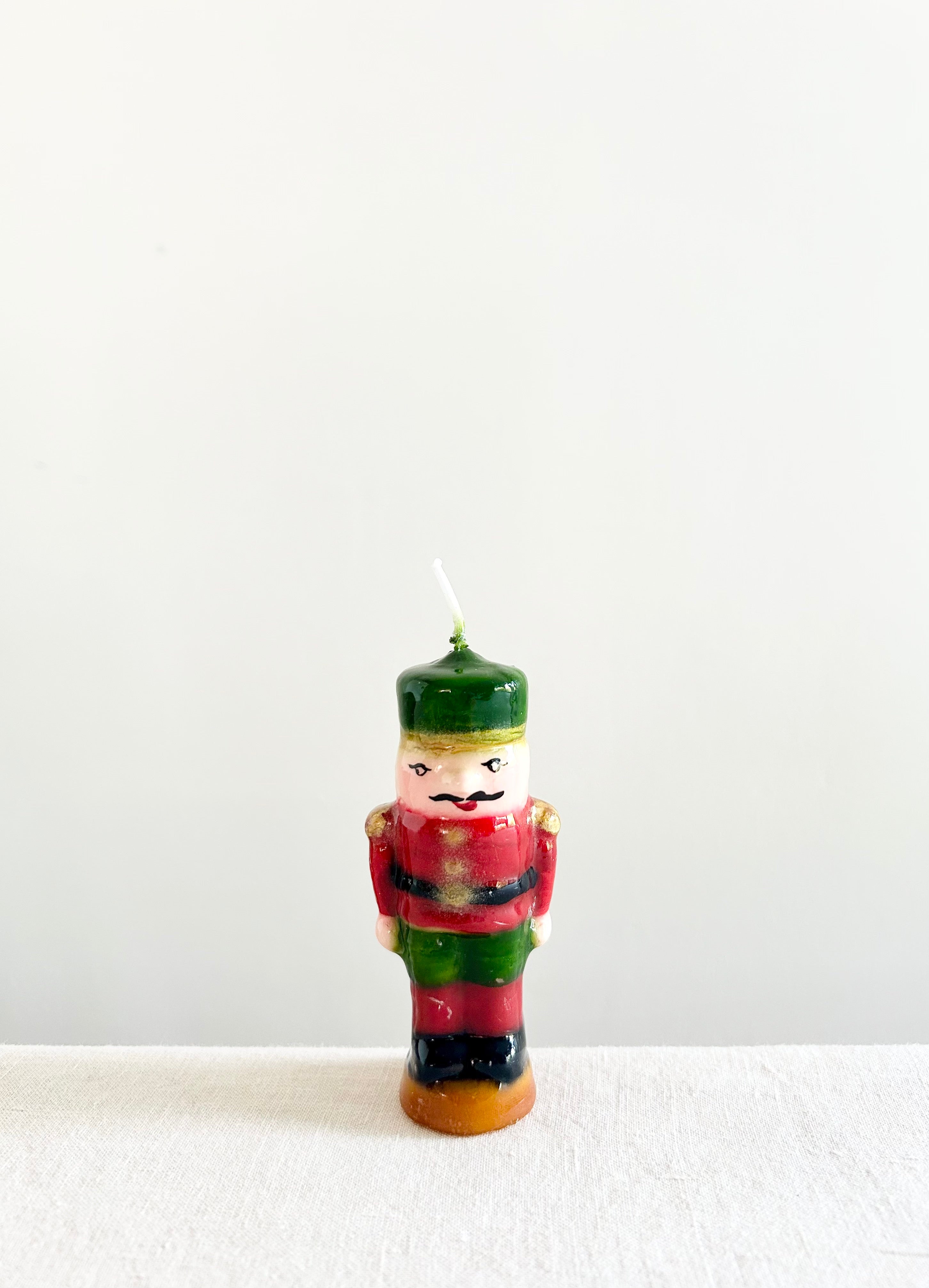 Nutcracker Solider Candle - Green